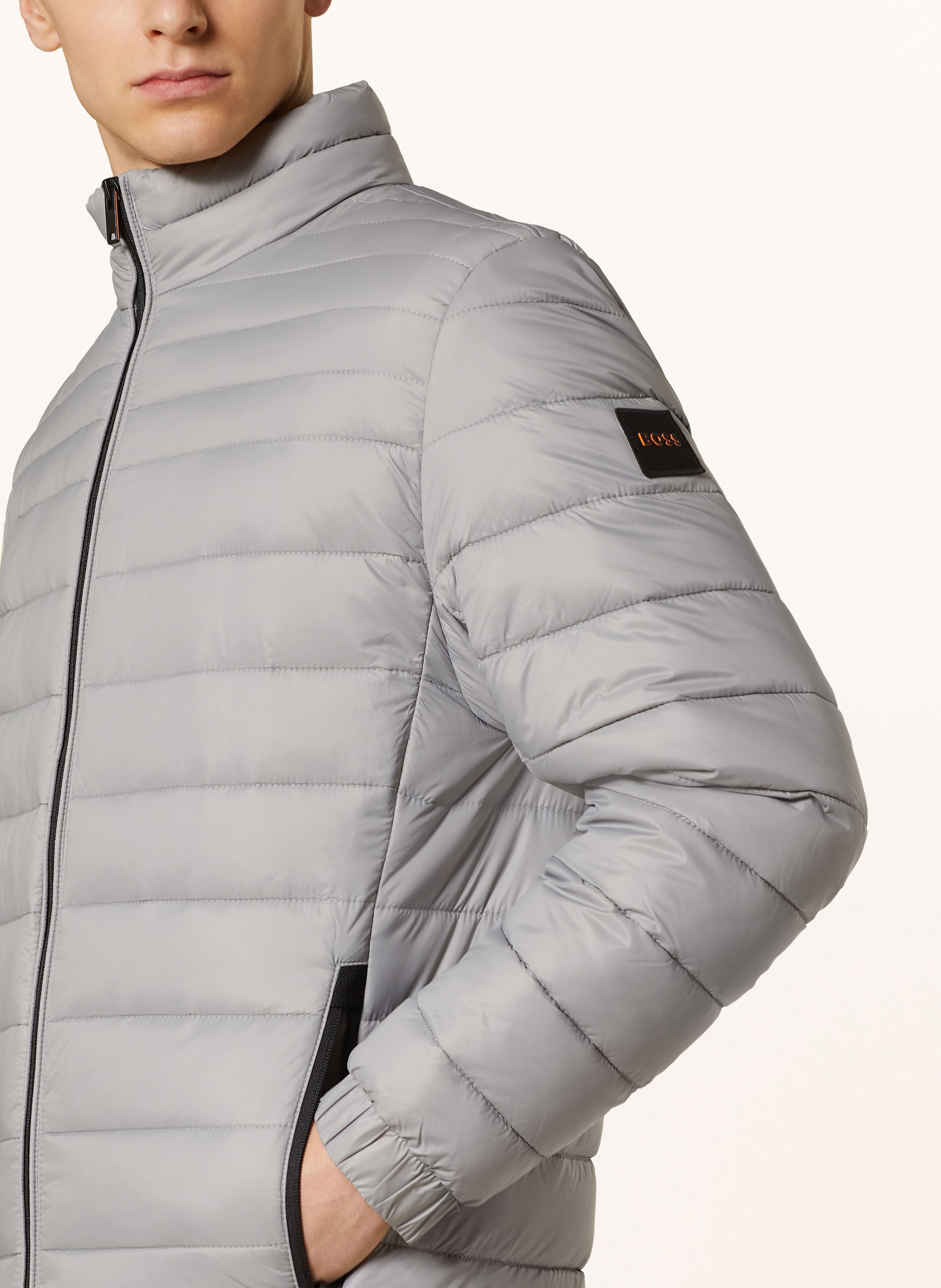 Thumbnail - Boss Steppjacke Oden grau