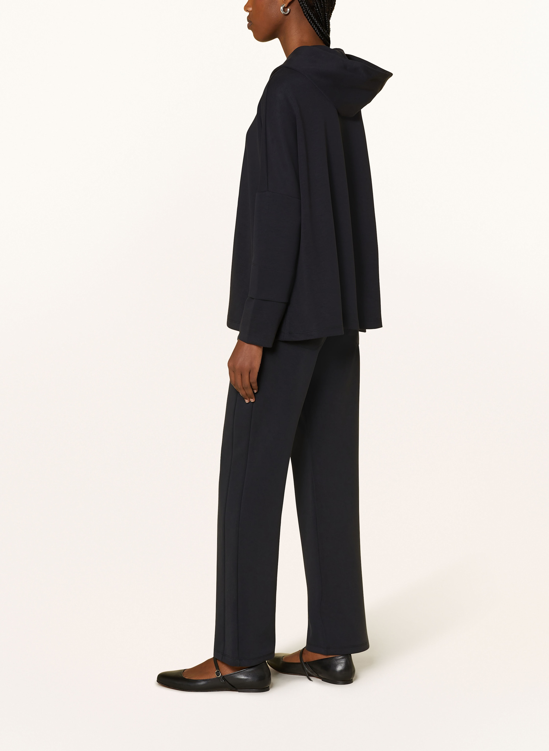 Thumbnail - Mrs & Hugs Marlenehose Aus Jersey grau