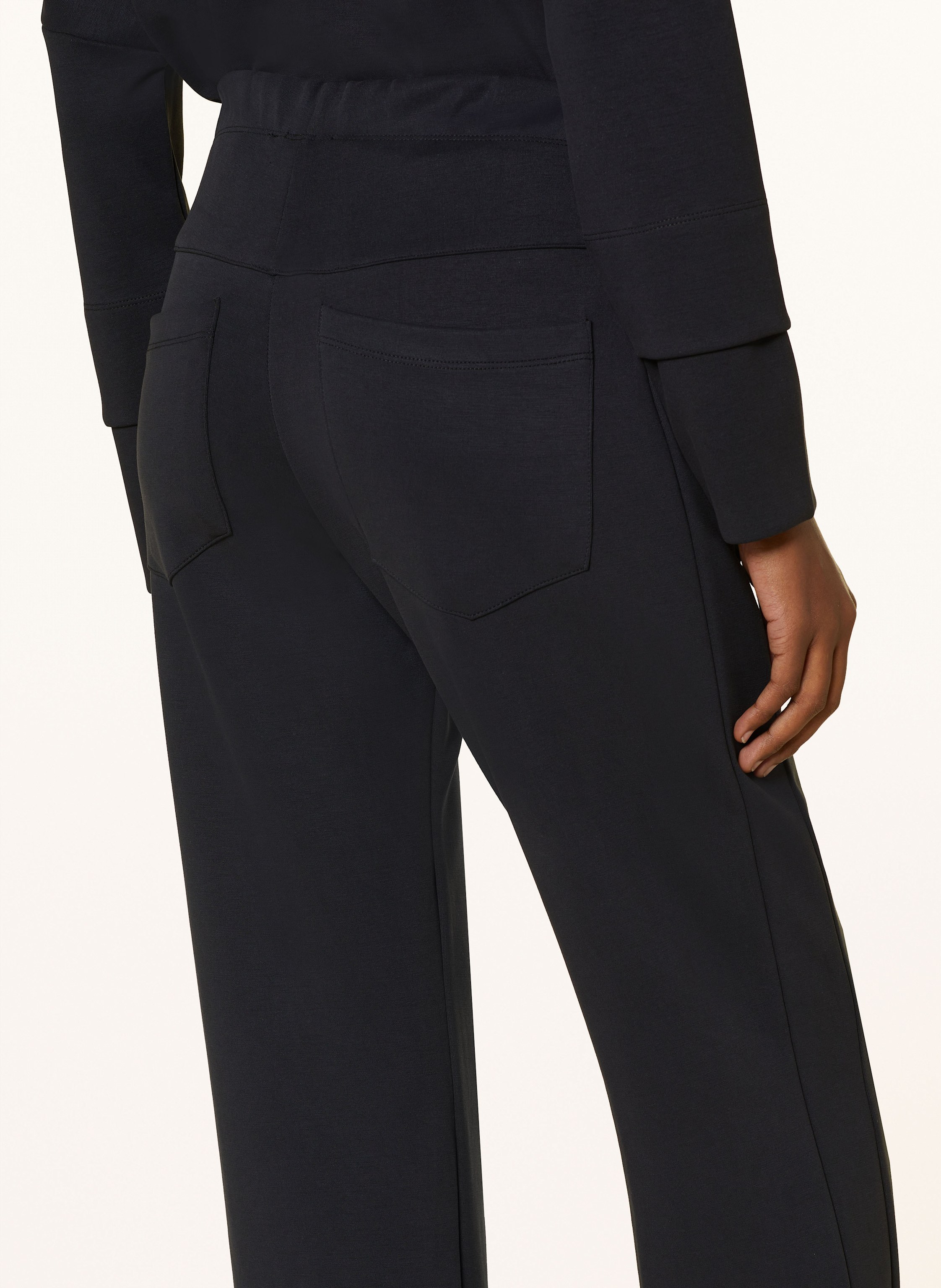 Thumbnail - Mrs & Hugs Marlenehose Aus Jersey grau