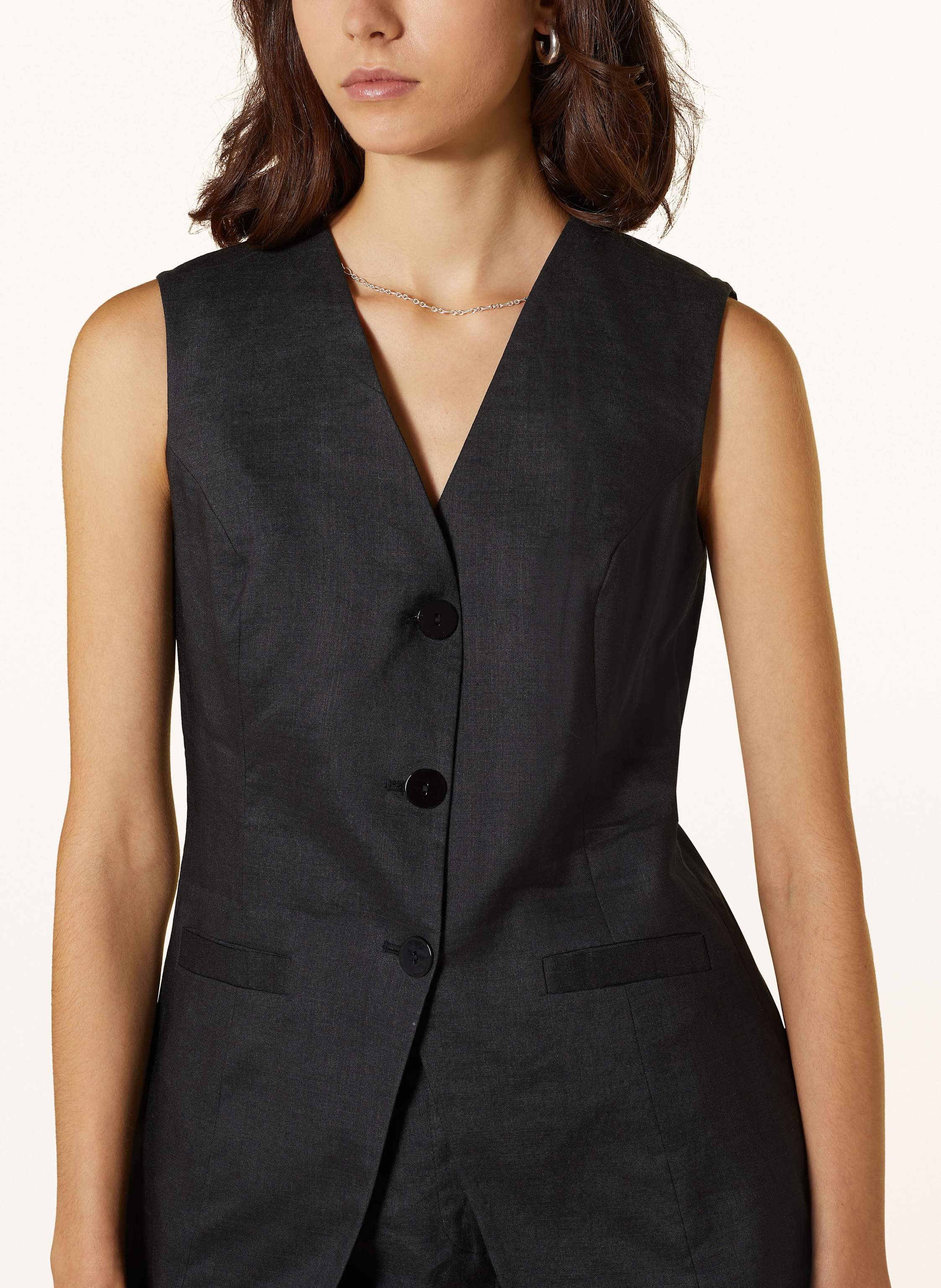 Thumbnail - Mrs & Hugs Blazerweste schwarz