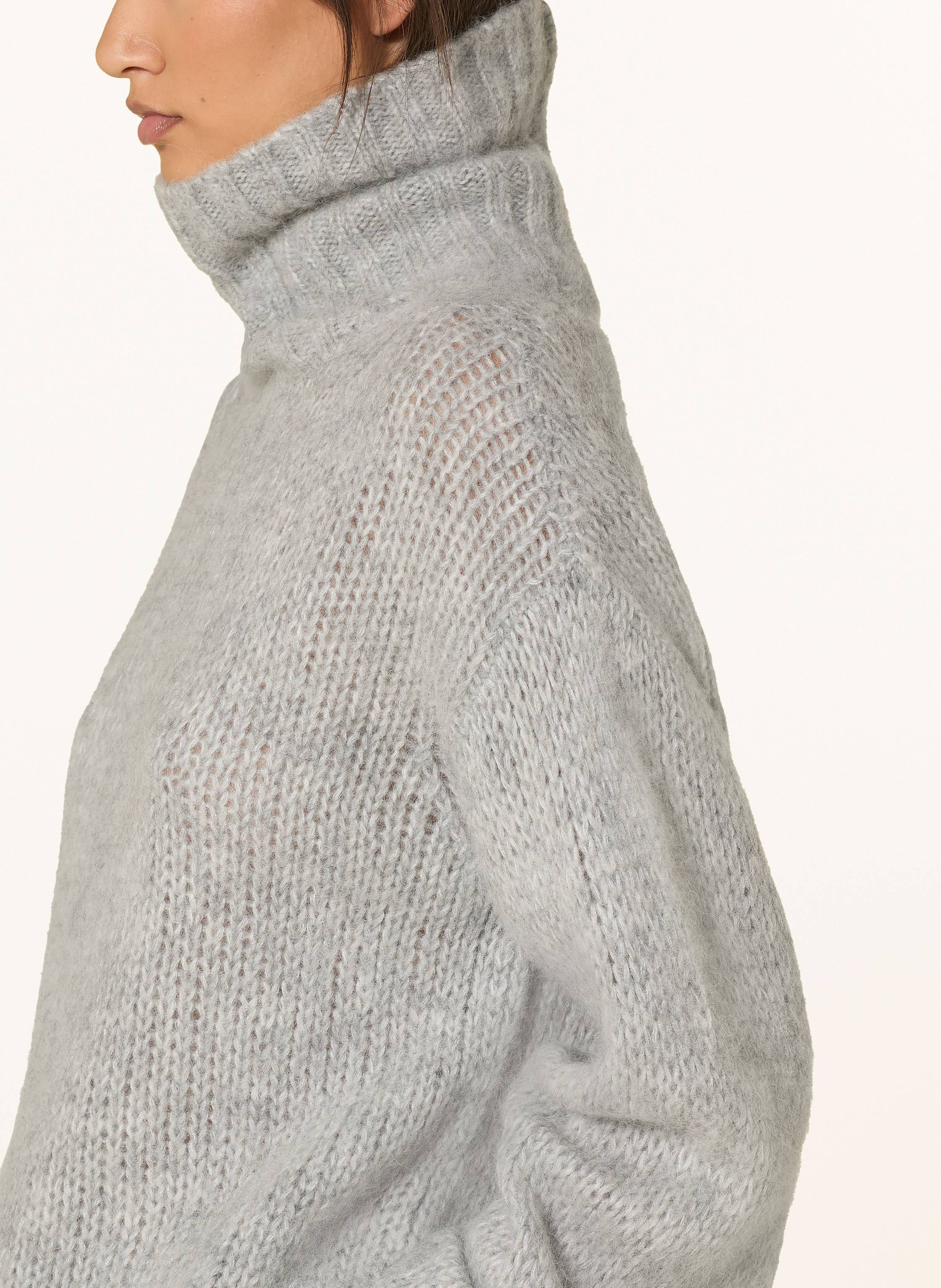 Thumbnail - Mrs & Hugs Rollkragenpullover Mit Alpaka grau