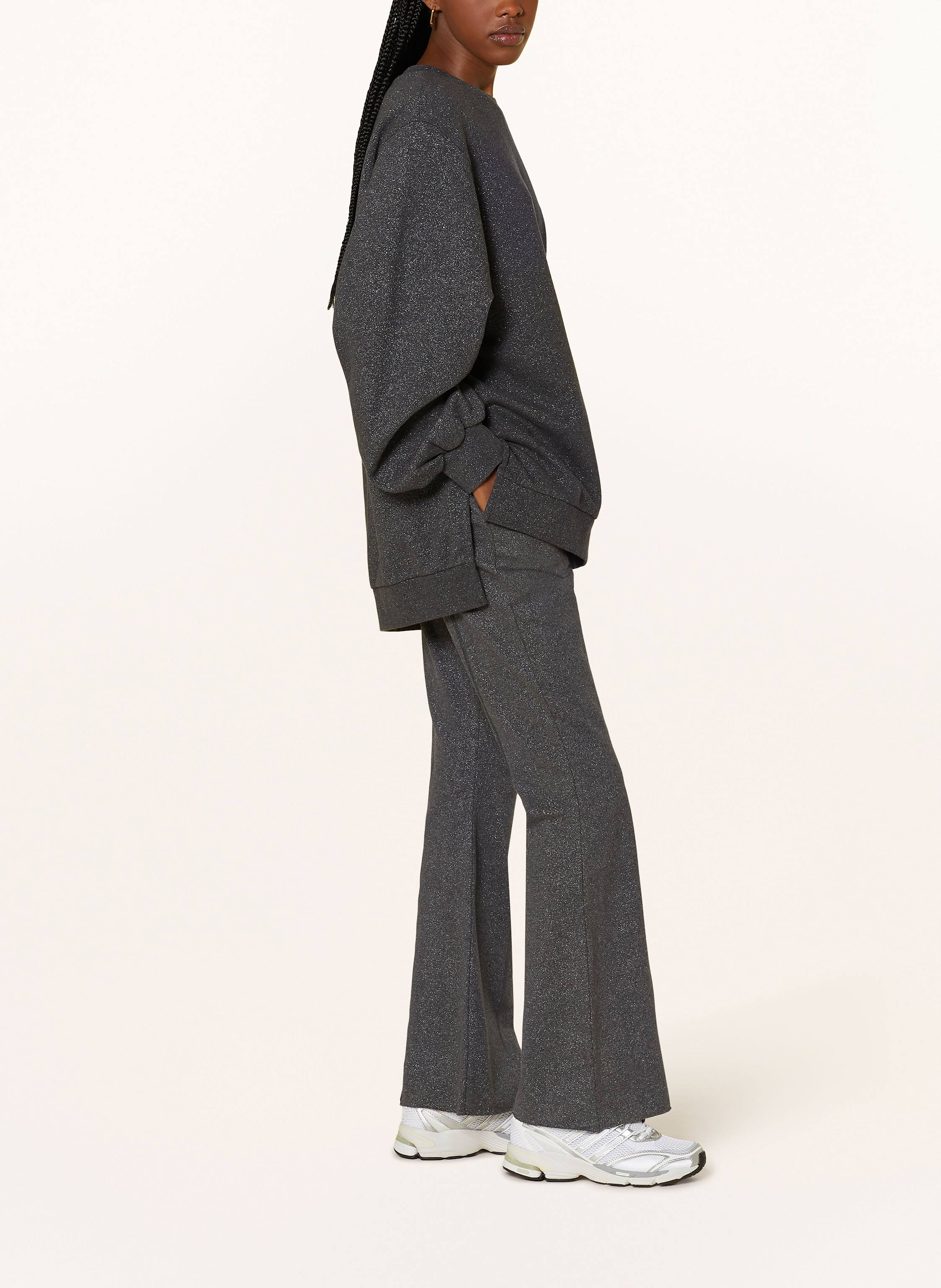 Thumbnail - 10days Sweatpants Mit Glitzergarn grau