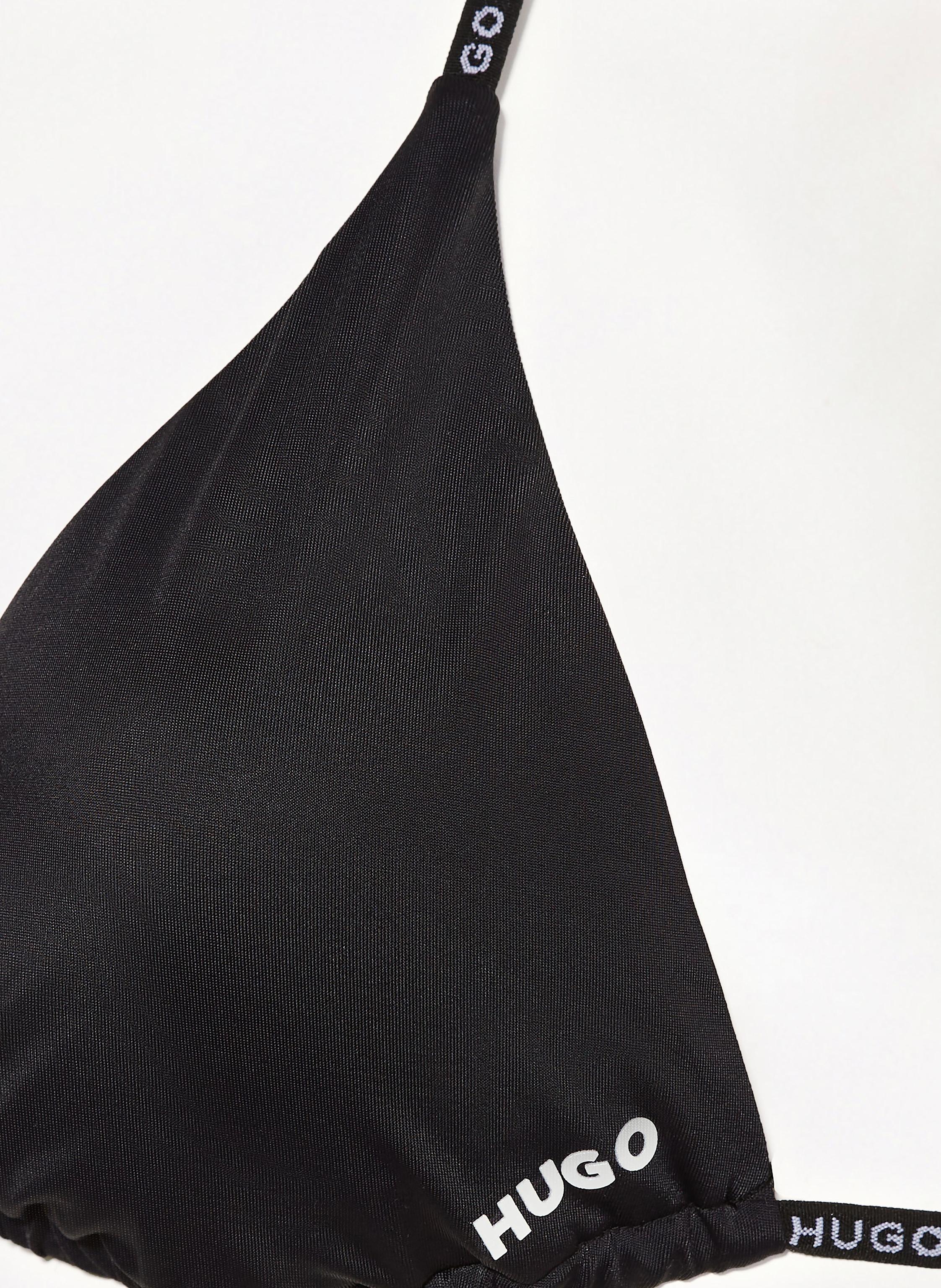 Thumbnail - Hugo Triangel-Bikini-Top Pure schwarz