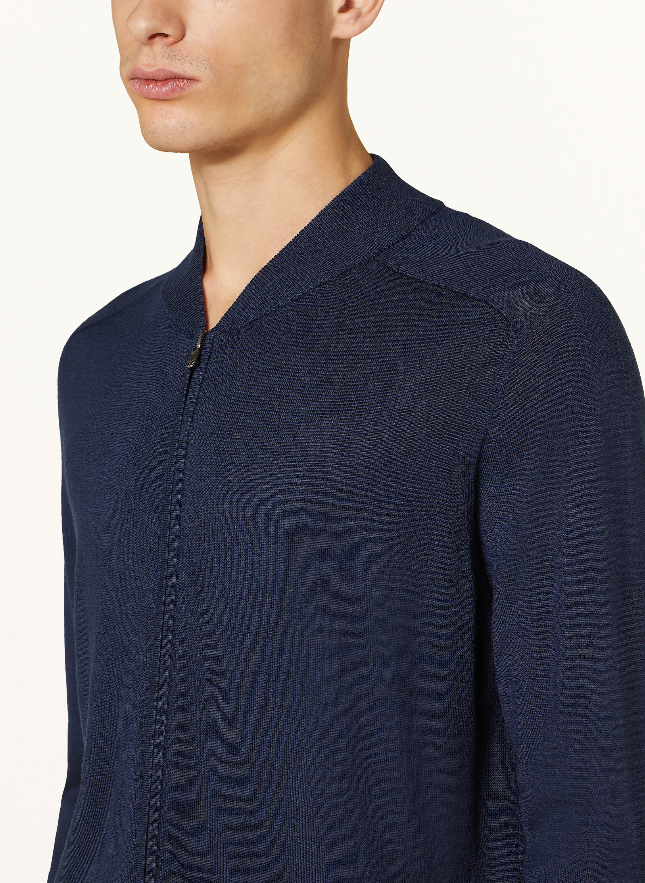 Thumbnail - Strokesman's Strickjacke blau