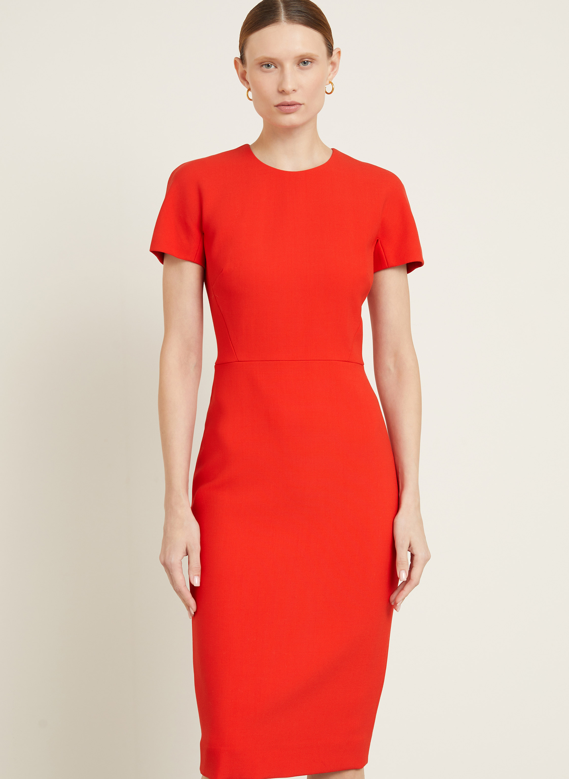 Thumbnail - Victoria Beckham Etuikleid rot