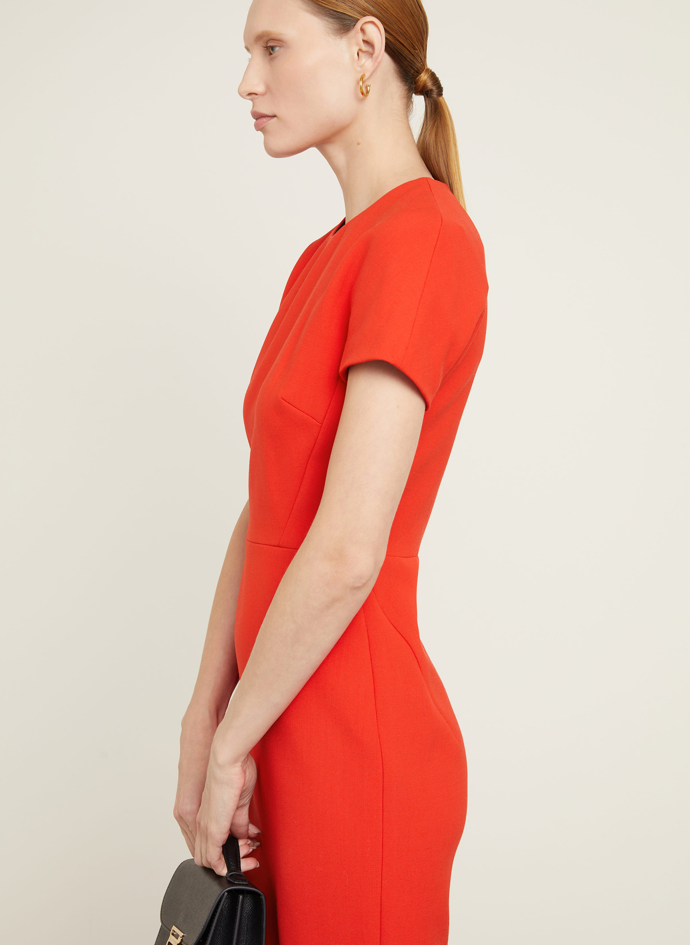 Thumbnail - Victoria Beckham Etuikleid rot