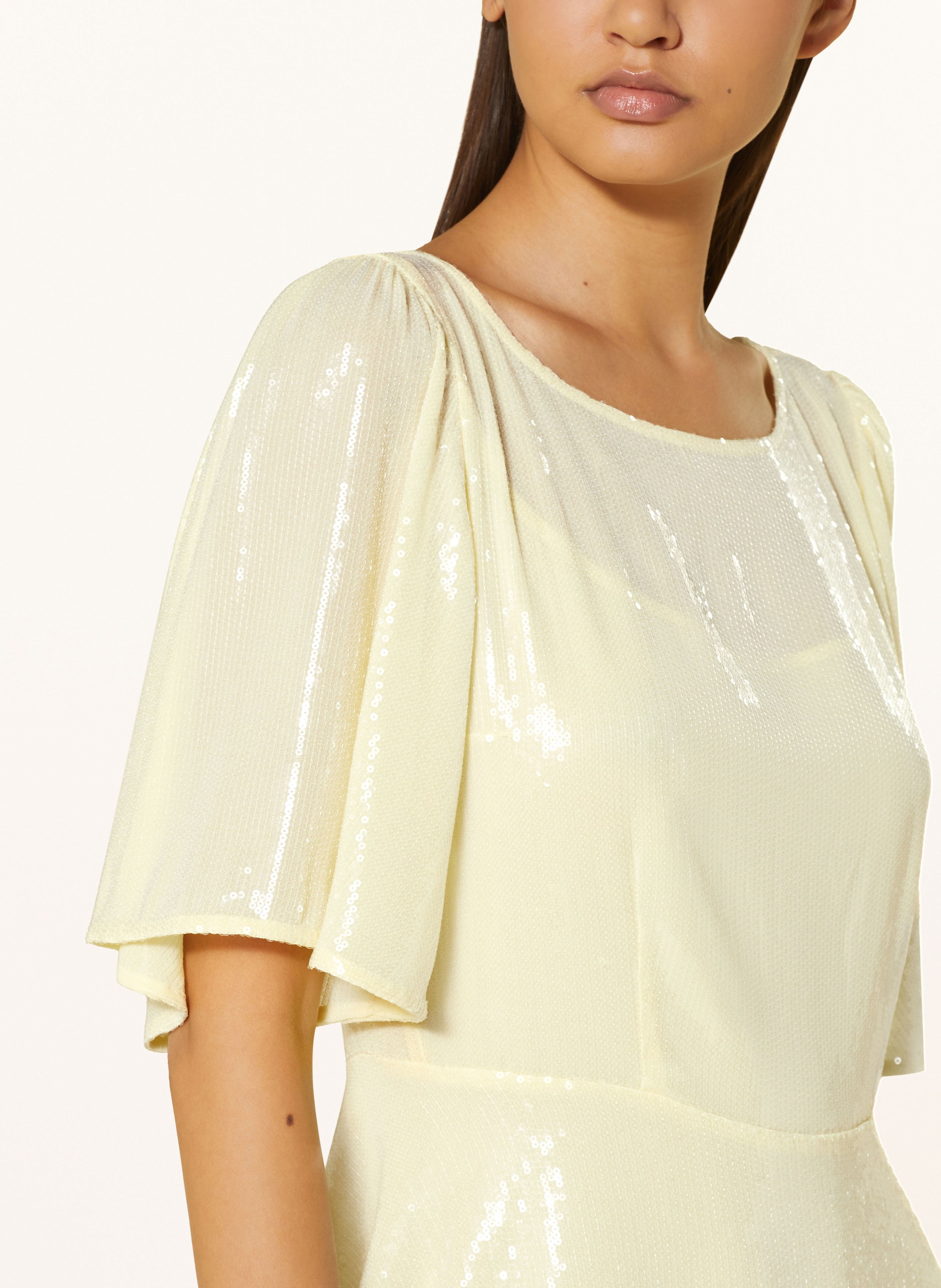 Thumbnail - Marc Cain Cocktailkleid Mit Pailletten gelb