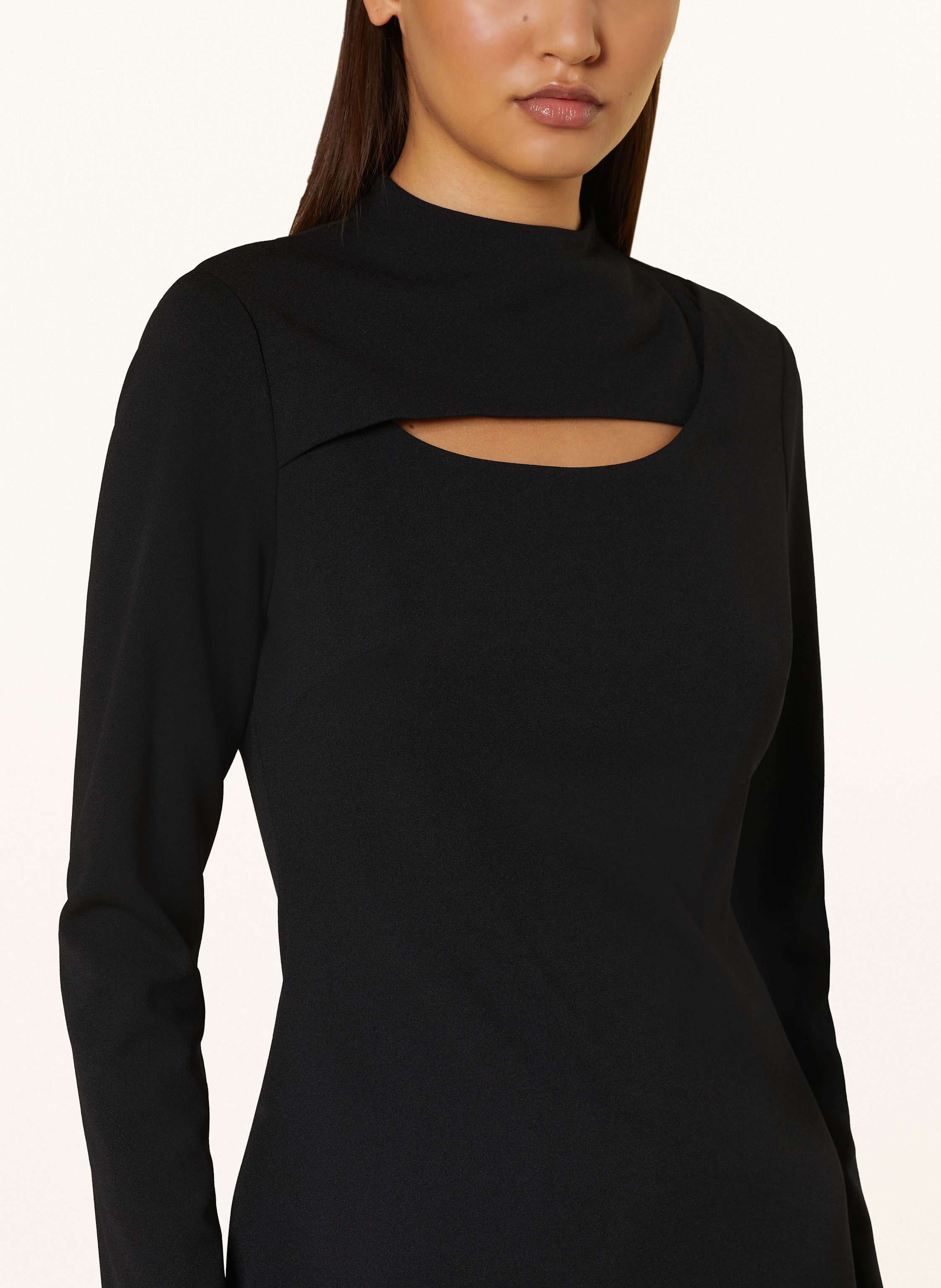 Thumbnail - Calvin Klein Etuikleid Mit Cut-Out schwarz