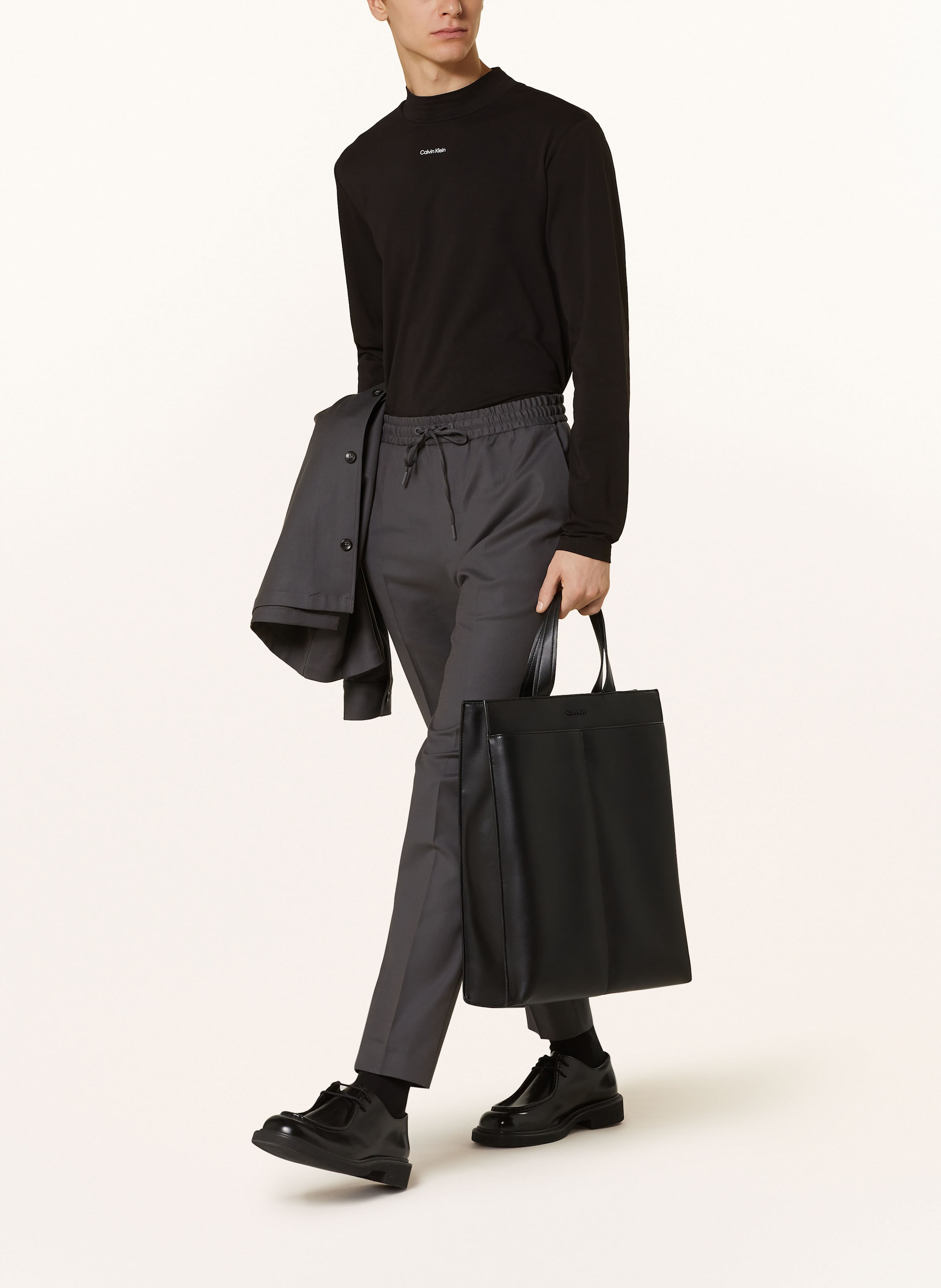 Thumbnail - Calvin Klein Longsleeve Nano schwarz
