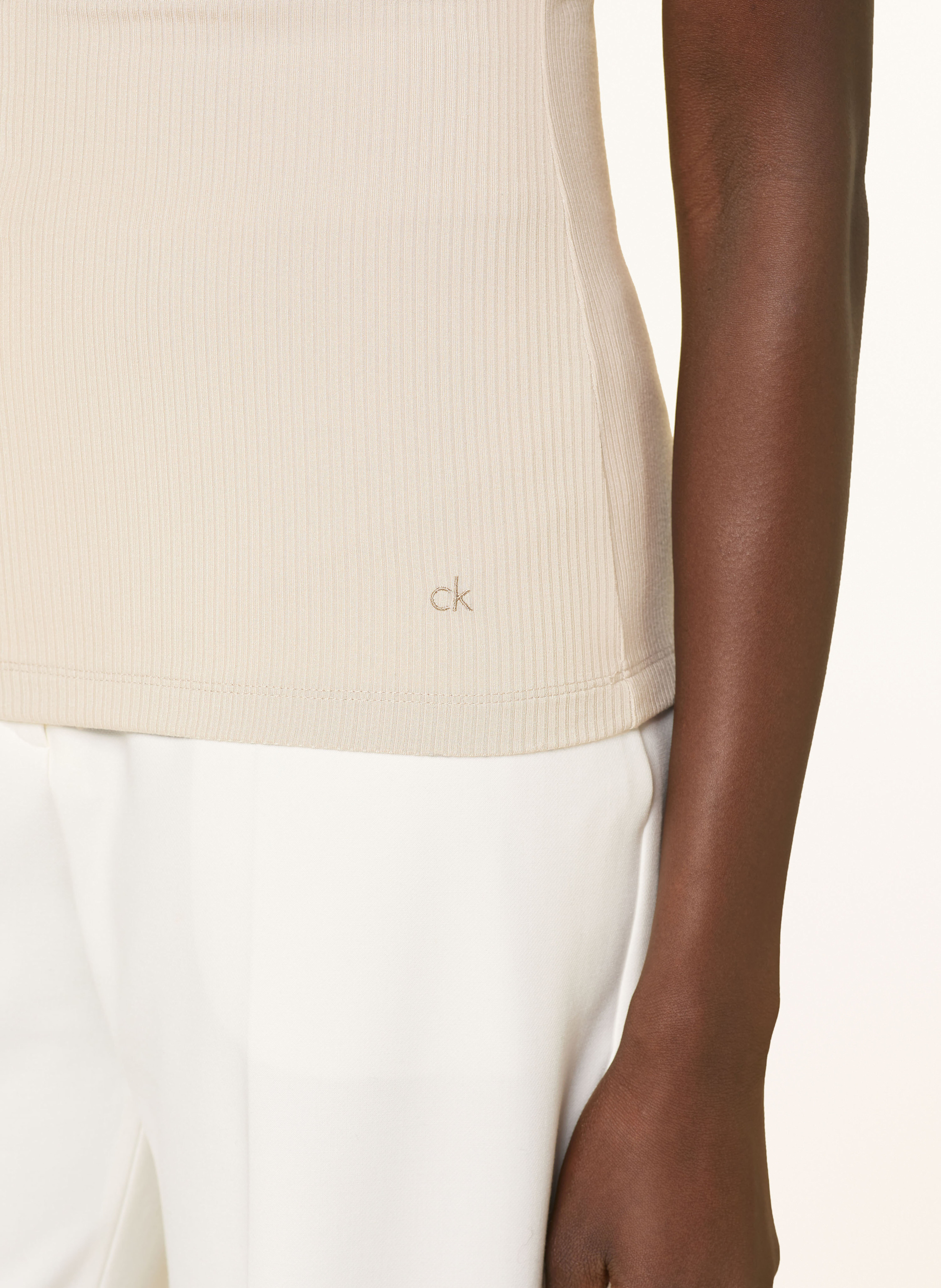 Calvin Klein Top beige – Bild 2