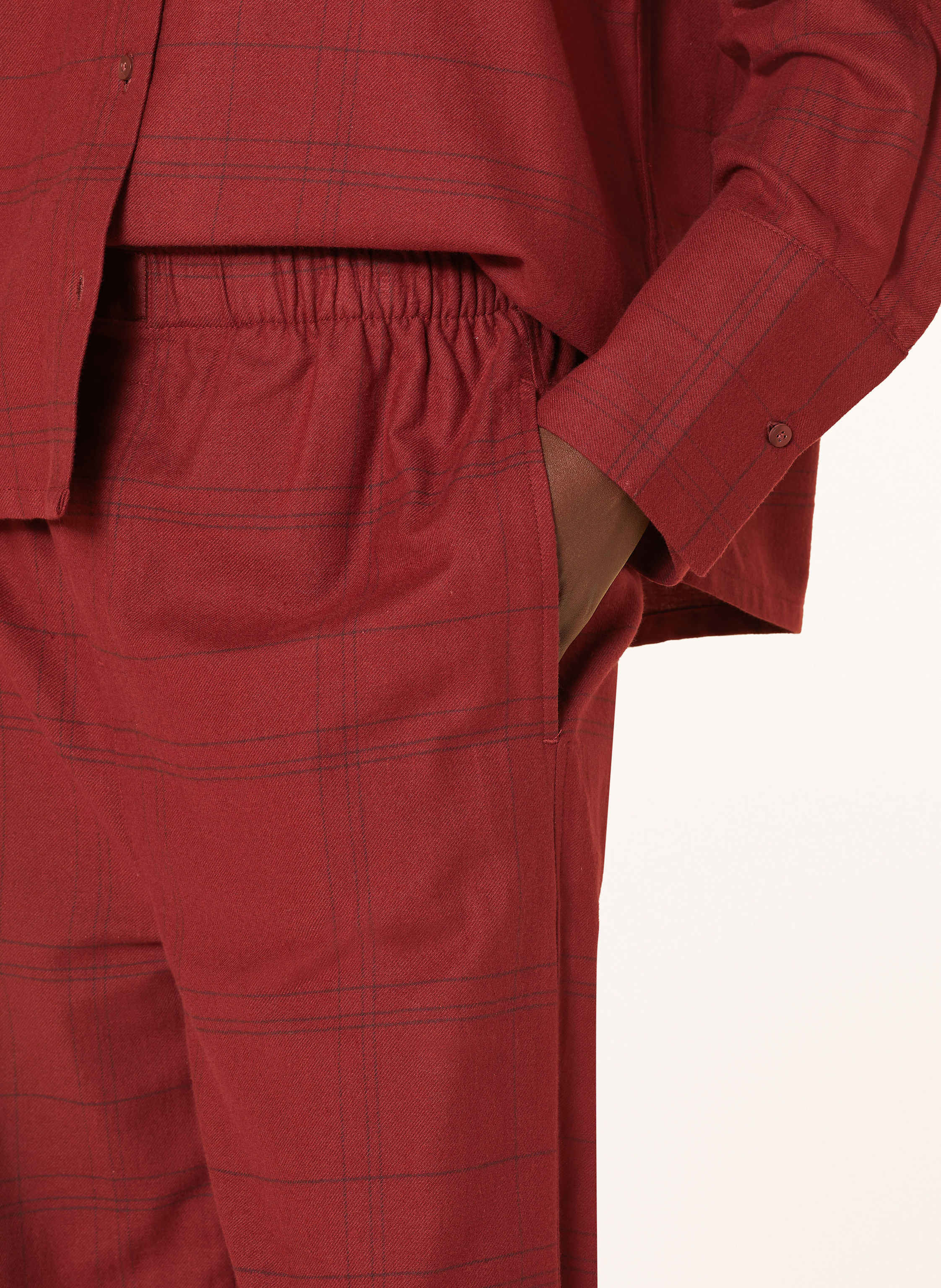 Calvin Klein Schlafhose Aus Flanell rot – Bild 2