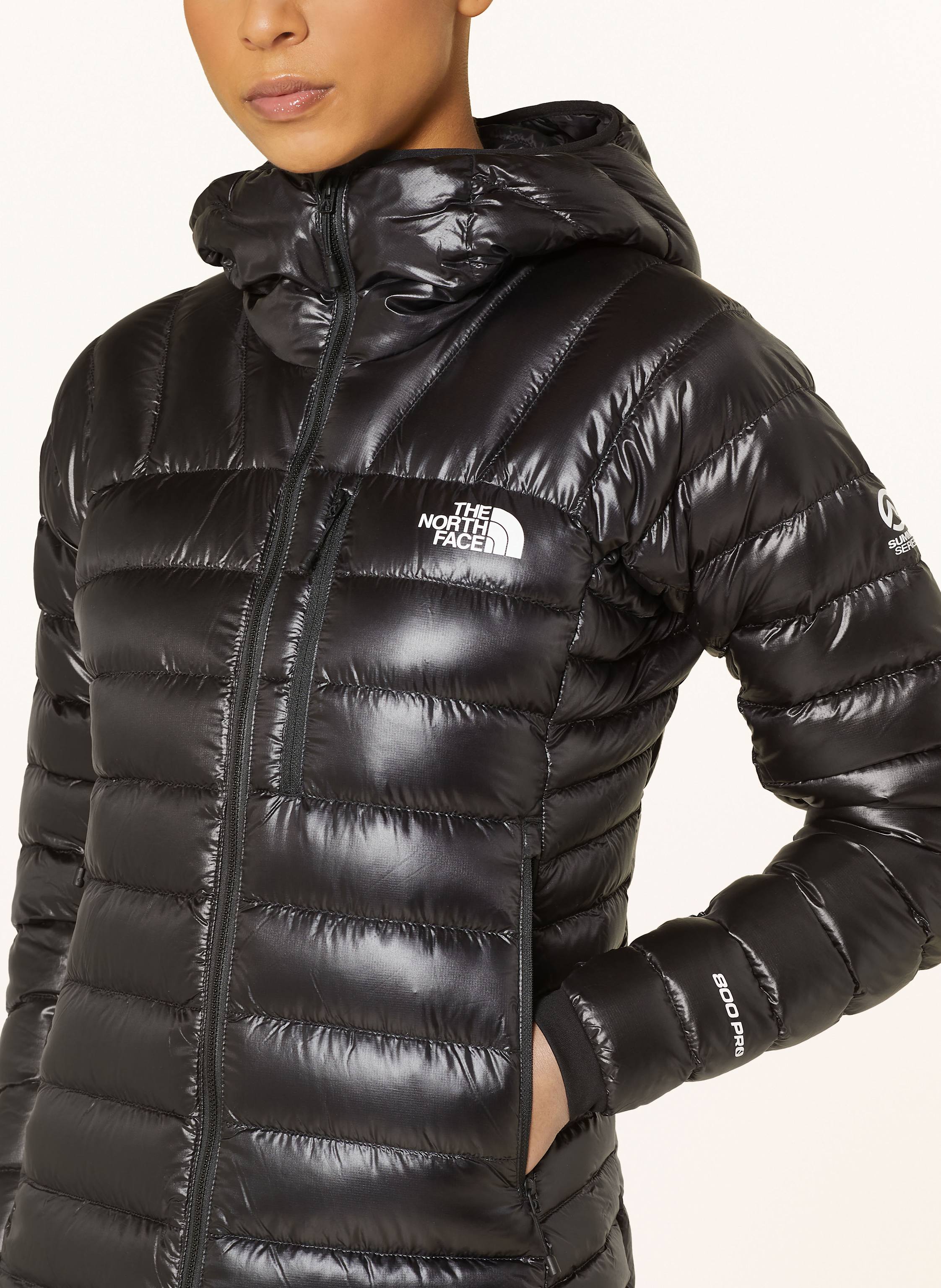 Thumbnail - The North Face Lightweight-Daunenjacke Summit Breithorn schwarz