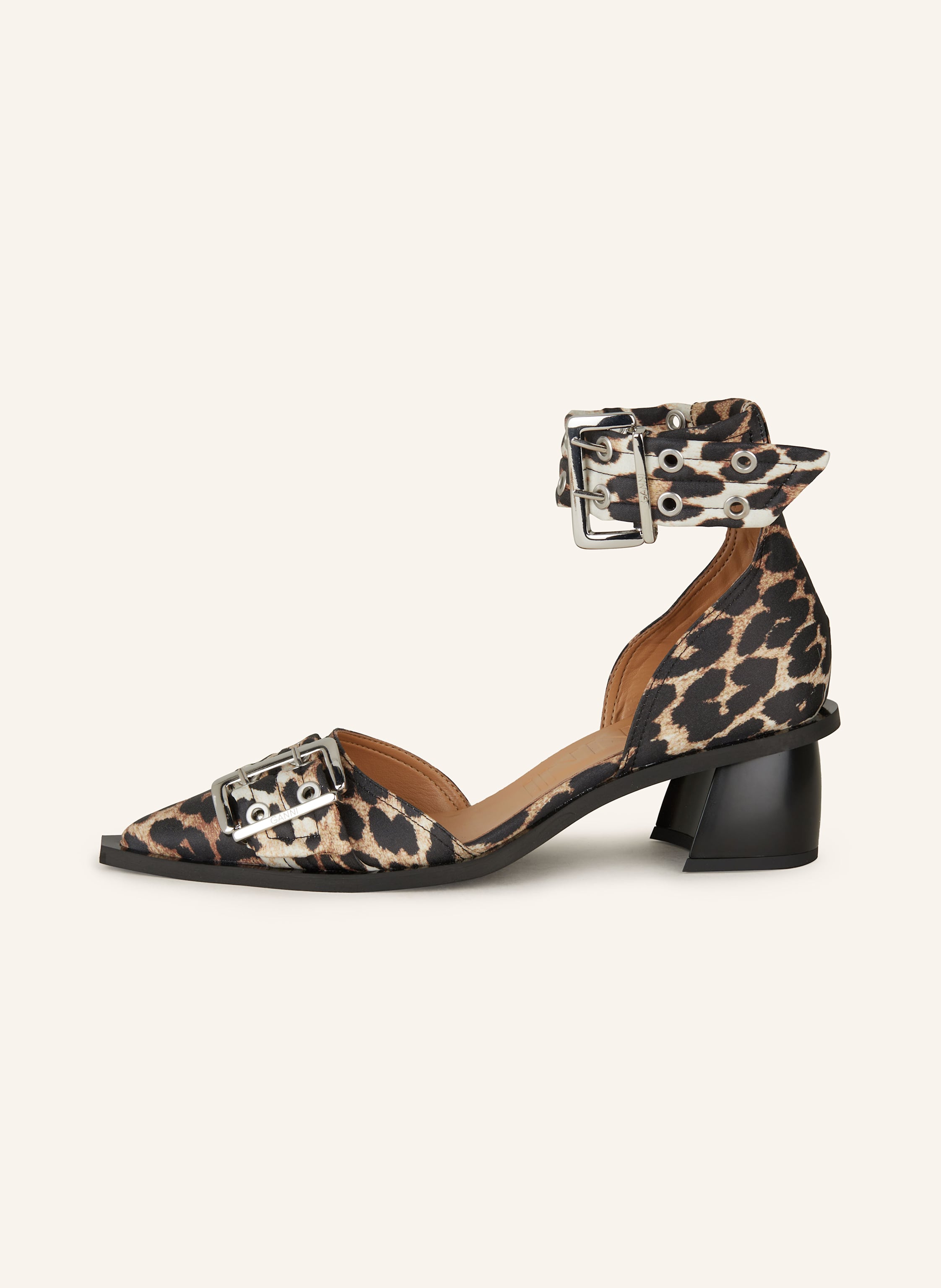 Thumbnail - Ganni Pumps beige