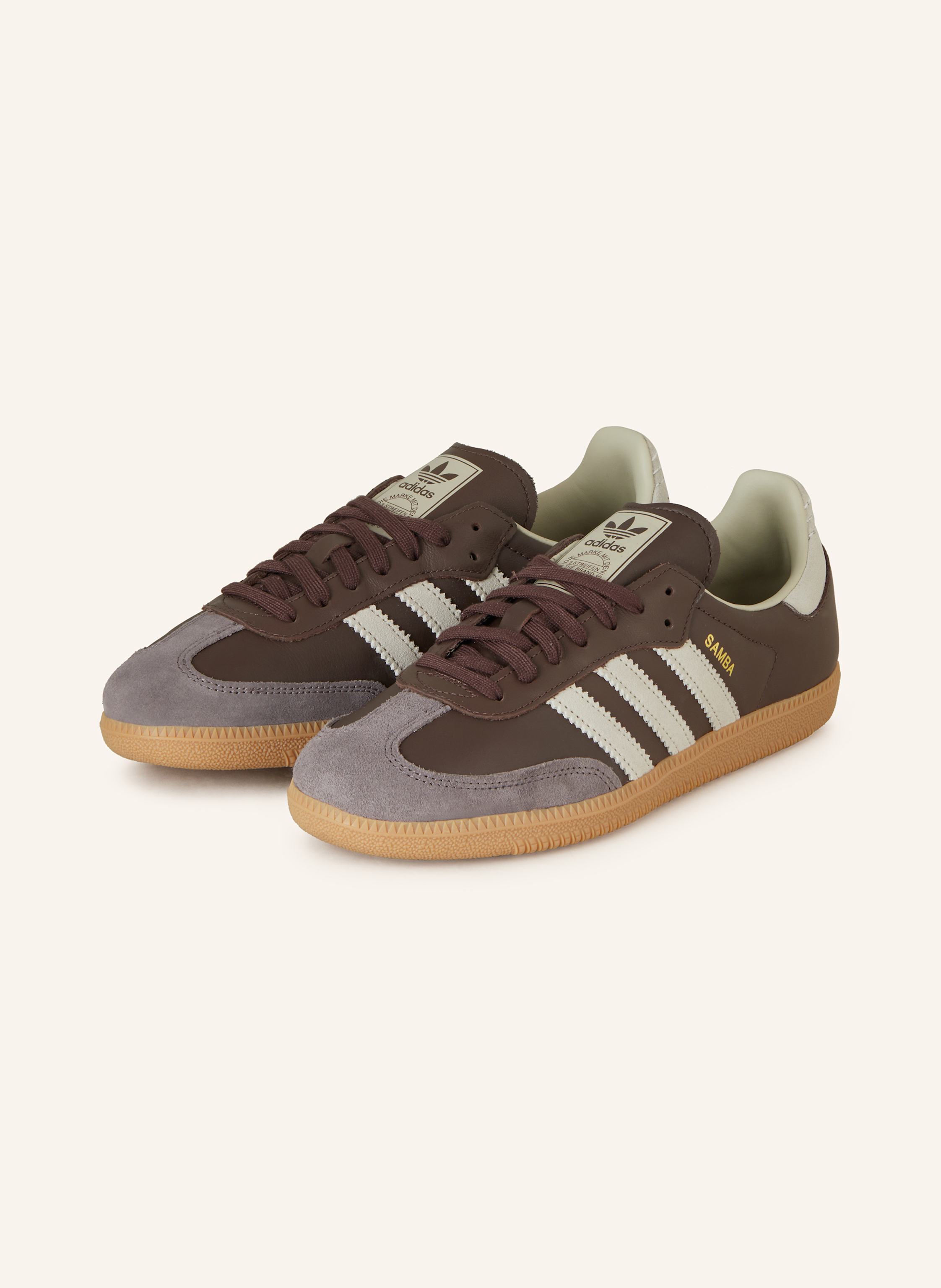 Adidas Originals Adidas Originals Sneaker Samba Og braun in DUNKELBRAUN / HELLLILA / CREME