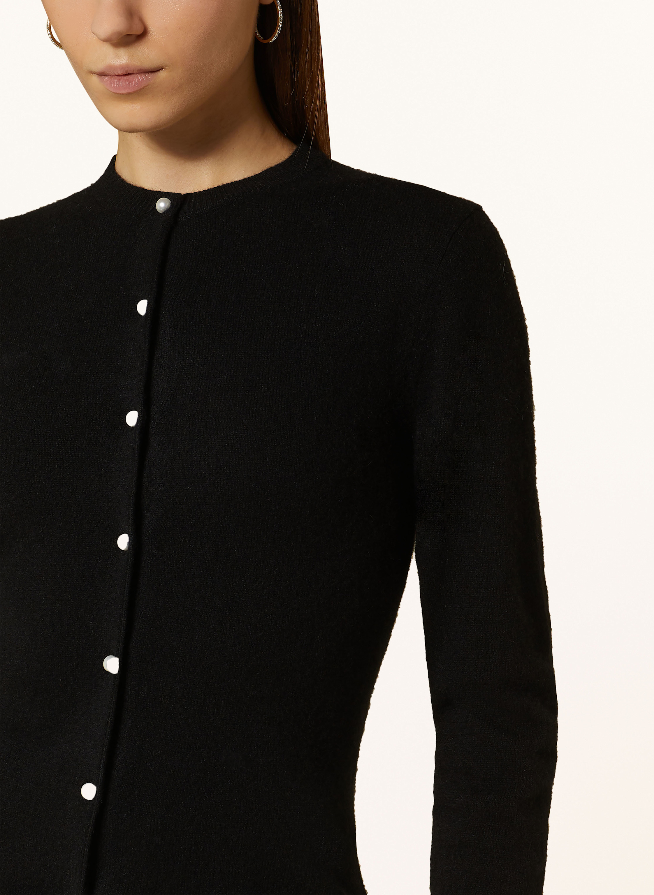 Thumbnail - Herzen's Angelegenheit Cashmere-Strickjacke schwarz