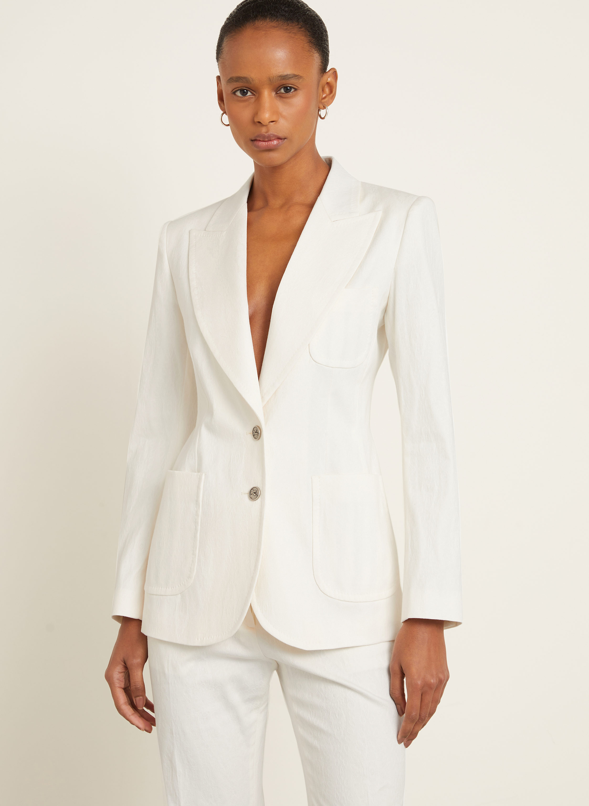 Thumbnail - Etro Blazer weiss