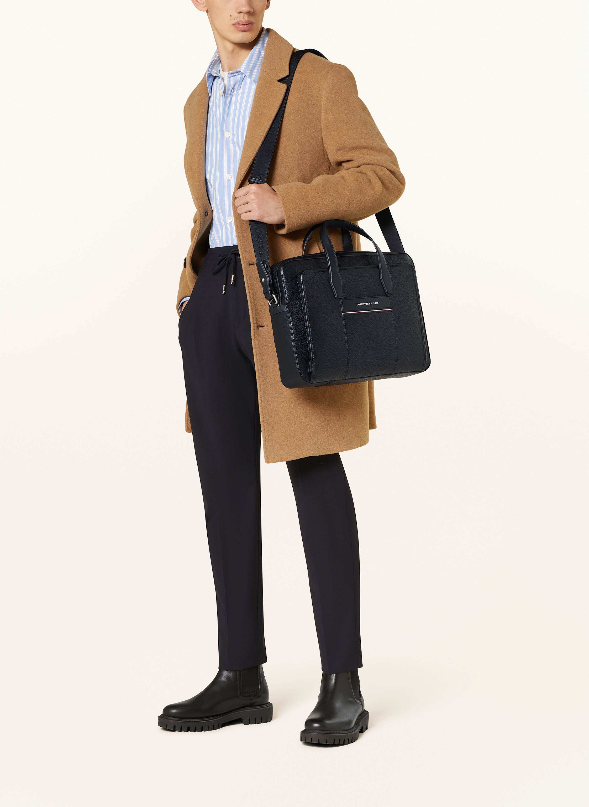 Thumbnail - Tommy Hilfiger Laptop-Tasche schwarz