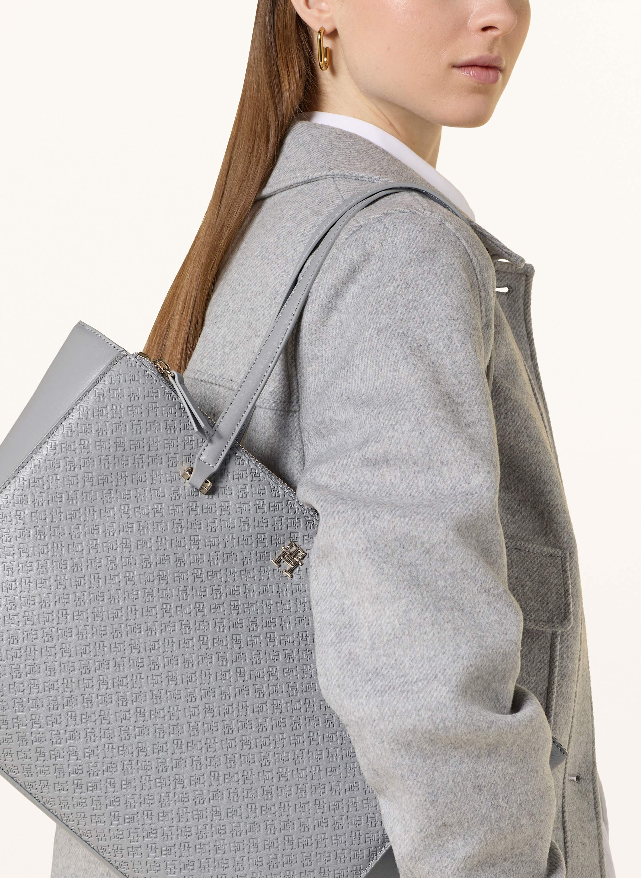 Thumbnail - Tommy Hilfiger Shopper Eternity grau