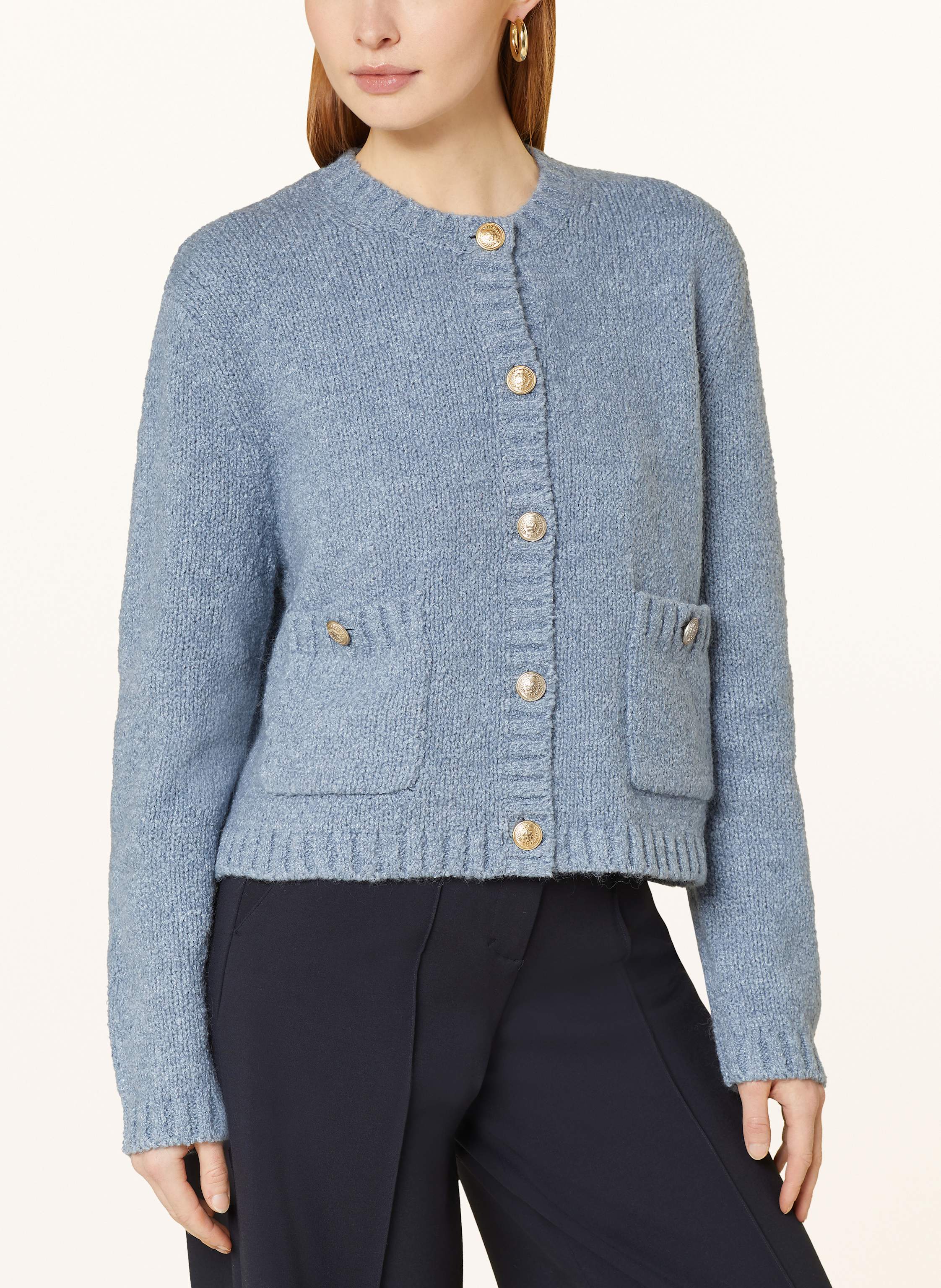 Thumbnail - Tommy Hilfiger Strickjacke blau