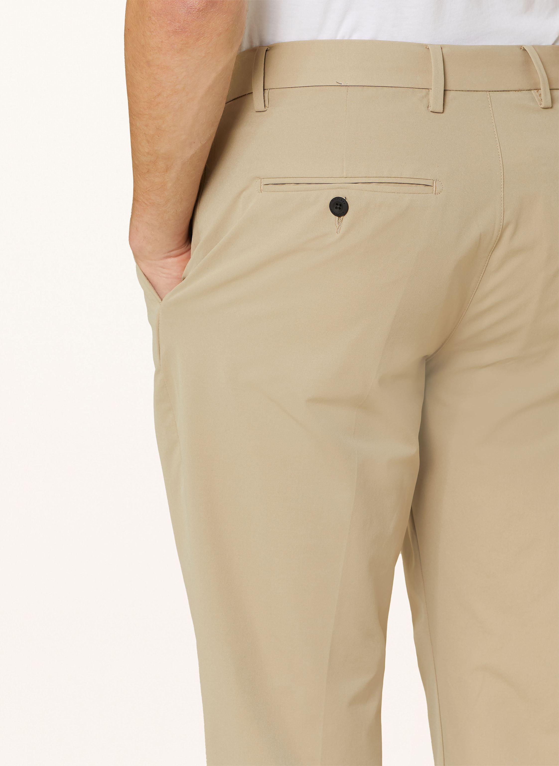 Thumbnail - Tommy Hilfiger Chino Denton Straight Fit beige