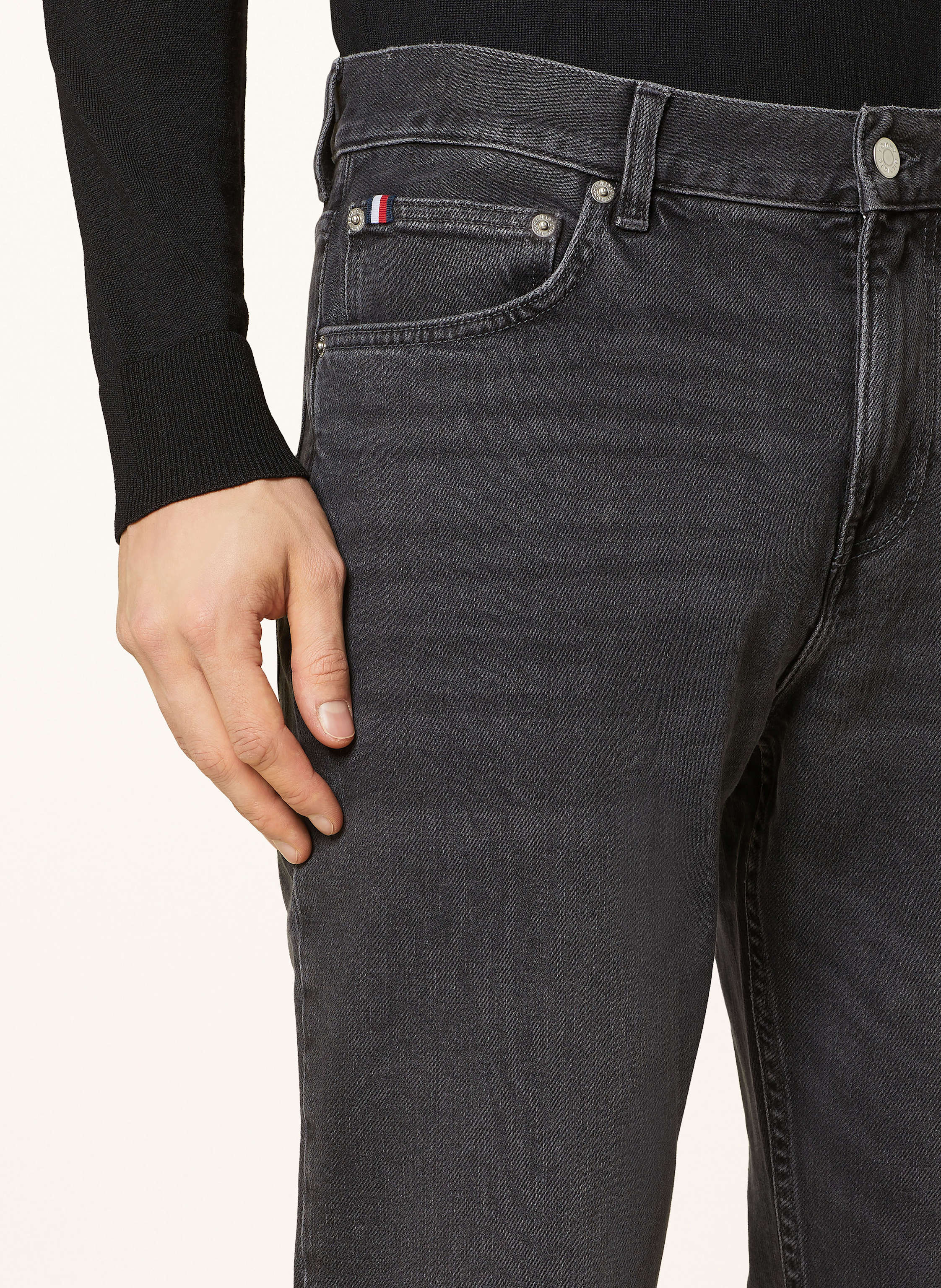 Thumbnail - Tommy Hilfiger Jeans Denton Straight Fit schwarz