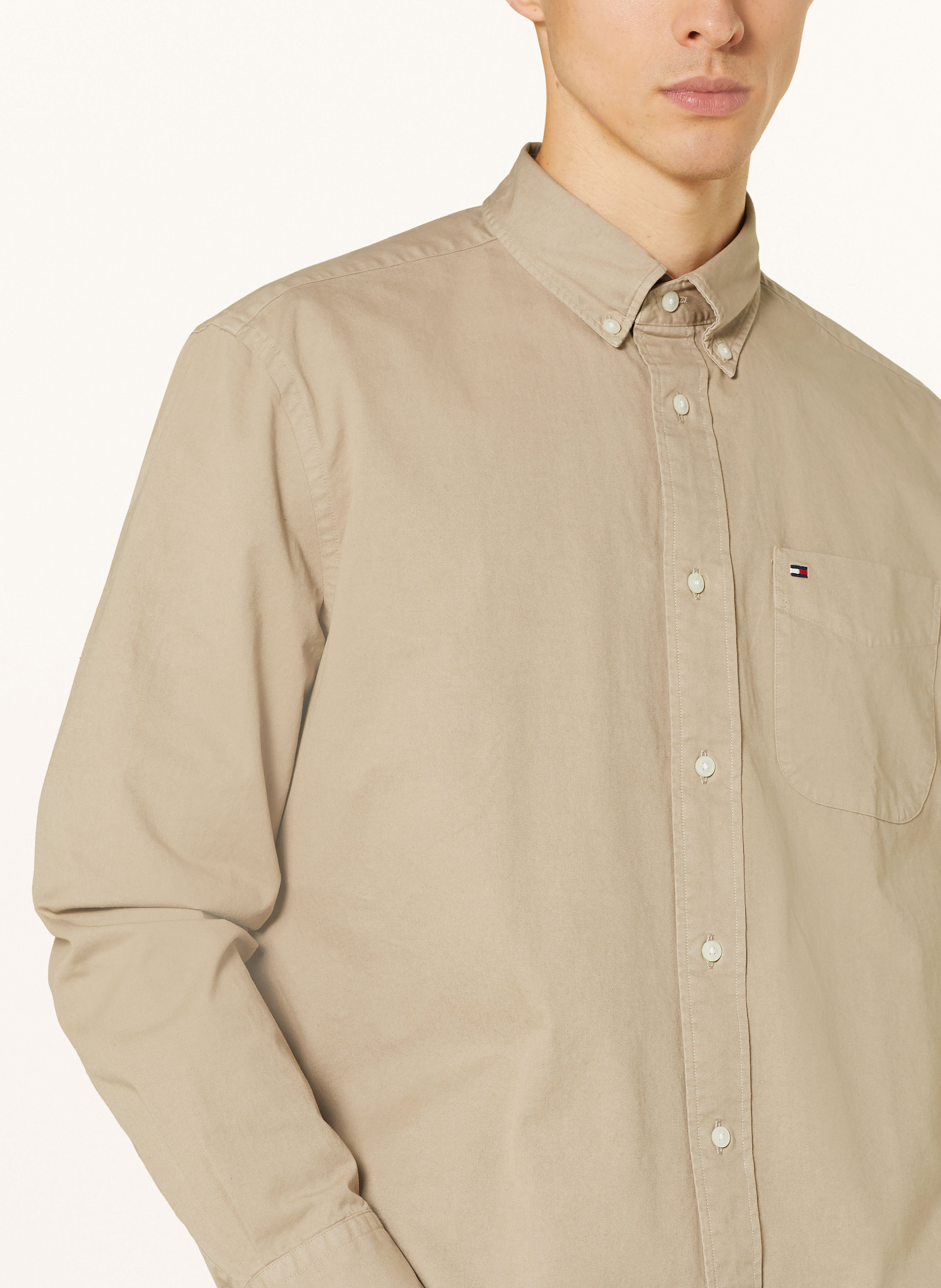 Thumbnail - Tommy Hilfiger Hemd Relaxed Fit braun