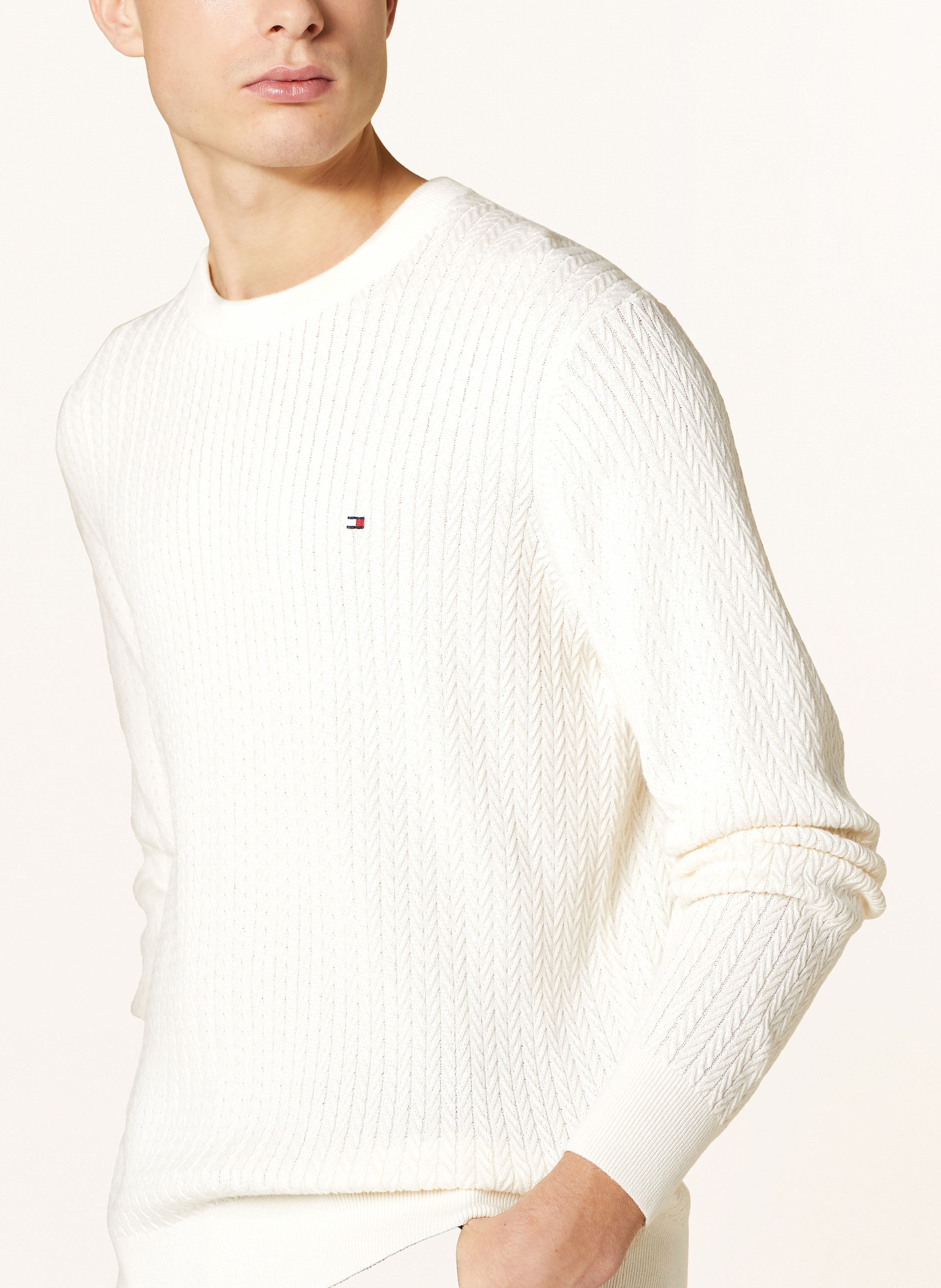 Thumbnail - Tommy Hilfiger Pullover weiss