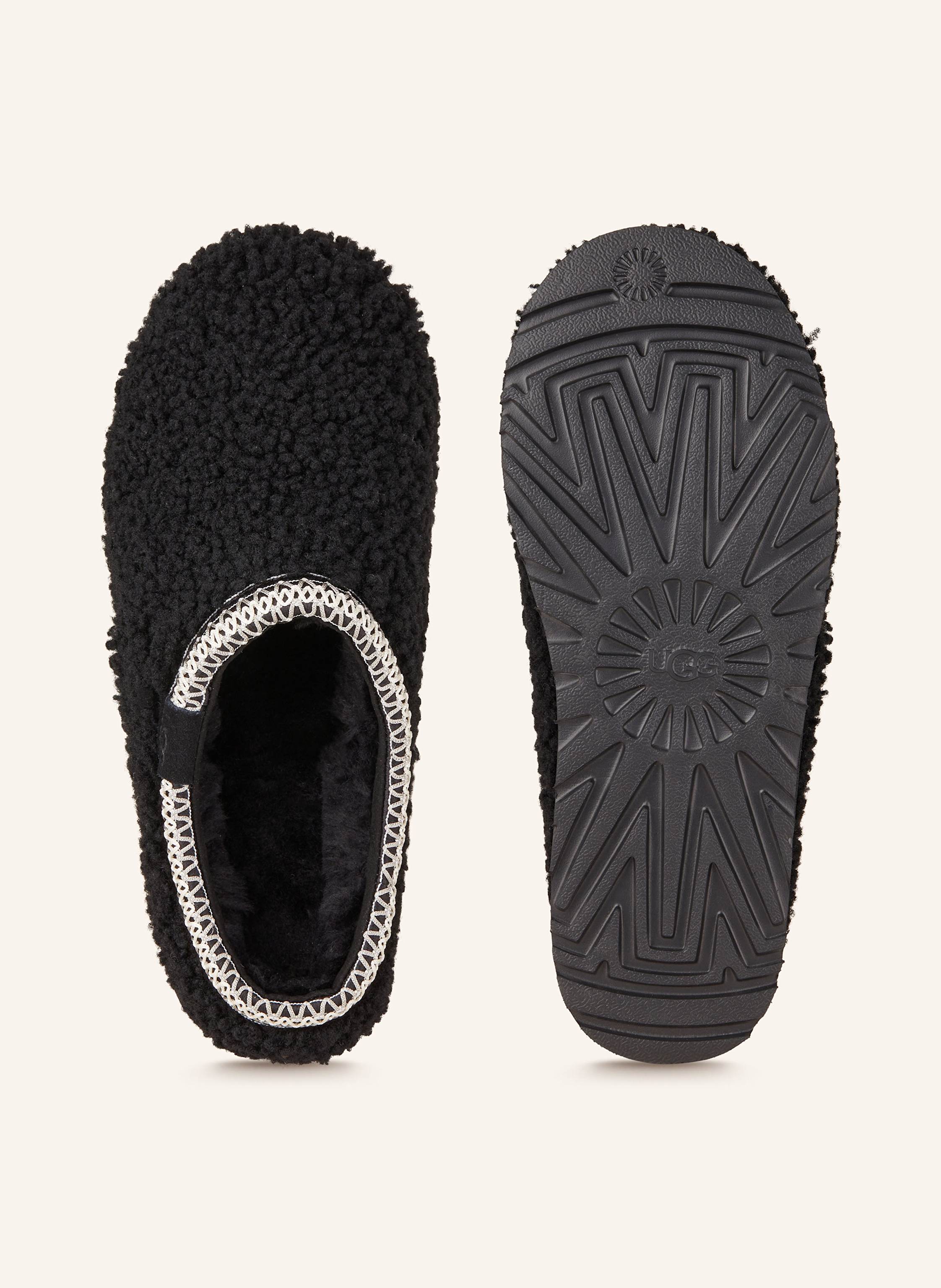 Thumbnail - Ugg Pantoletten Tasman Maxi Curly schwarz