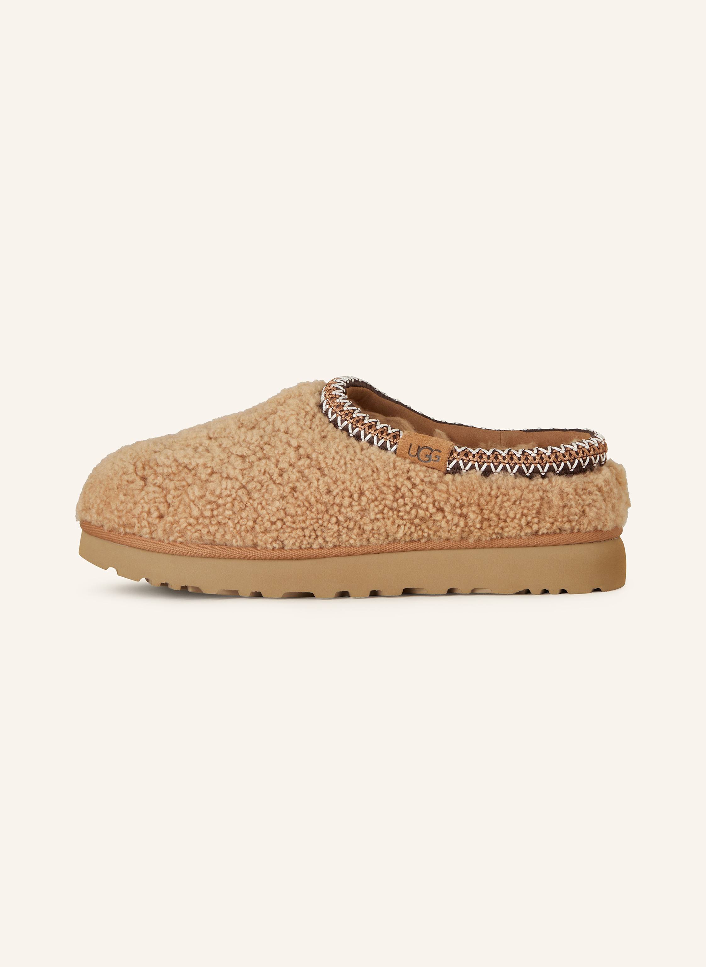 Thumbnail - Ugg Pantoletten Tasman Maxi Curly braun