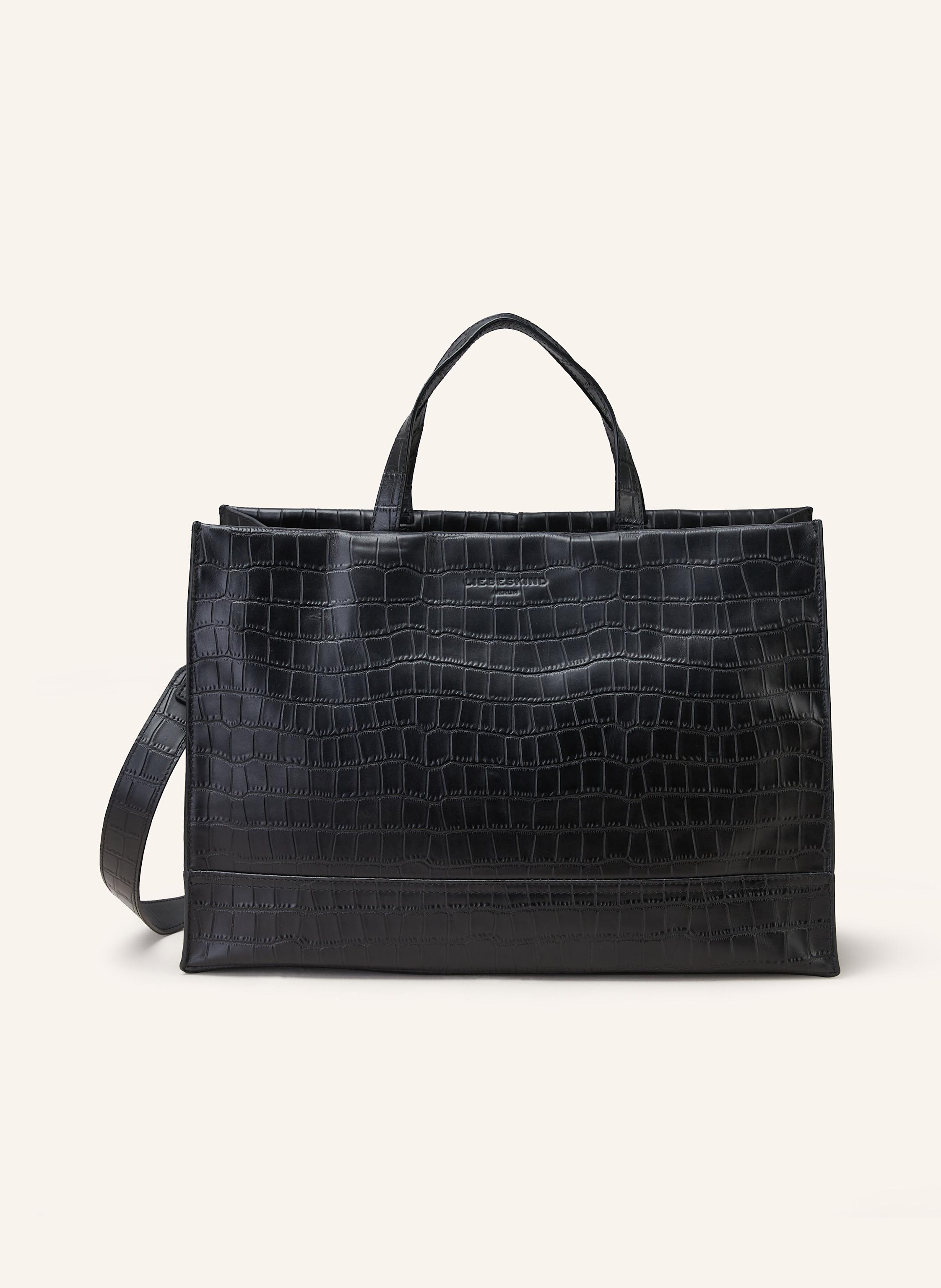 LIEBESKIND Handtasche LOU SATCHEL LARGE in schwarz