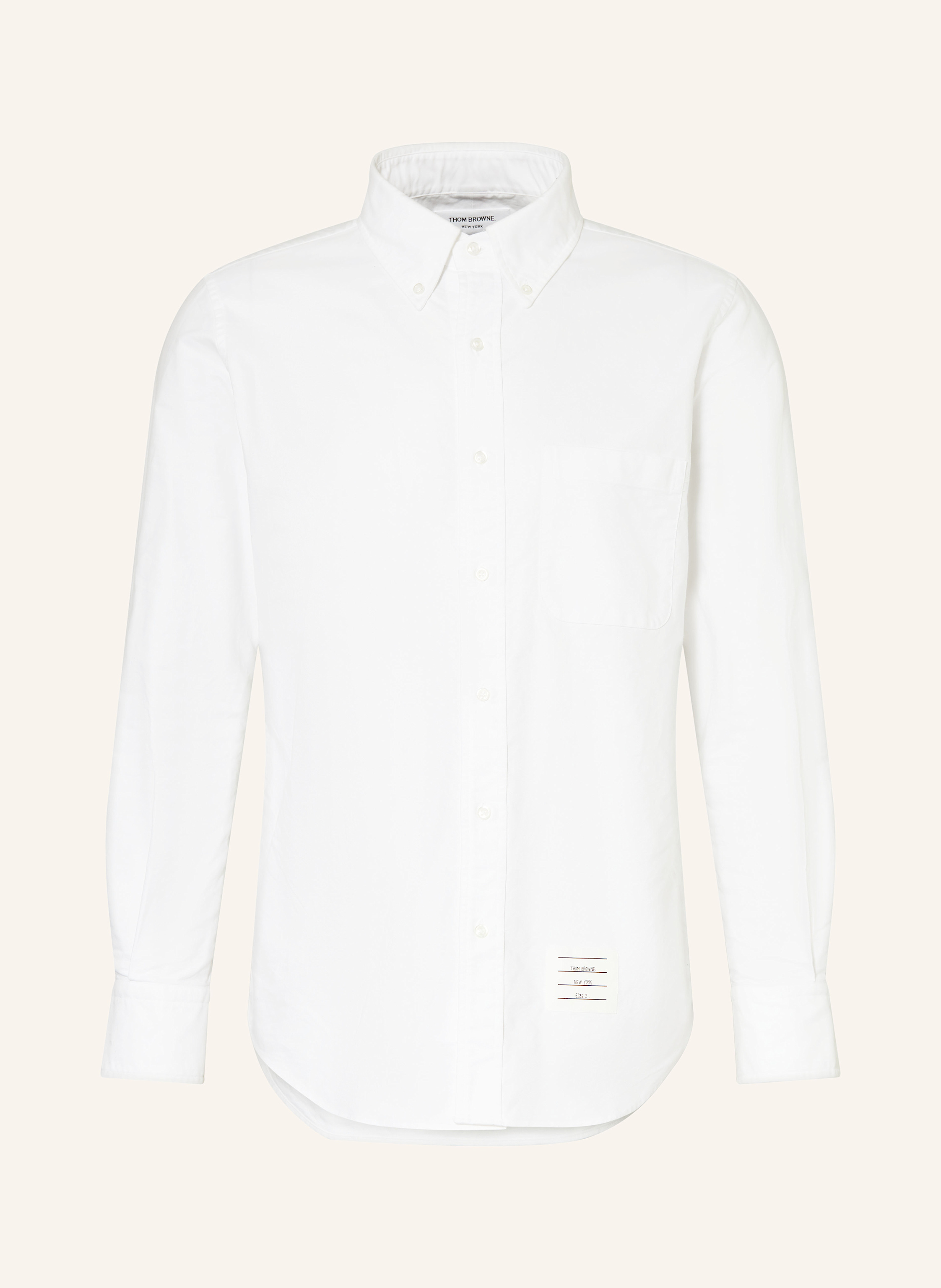 THOM BROWNE ホワイト Tシャツ Thom Browne Relaxed Fit Short Sleeve T-Shirt White at CareOfCarl.com