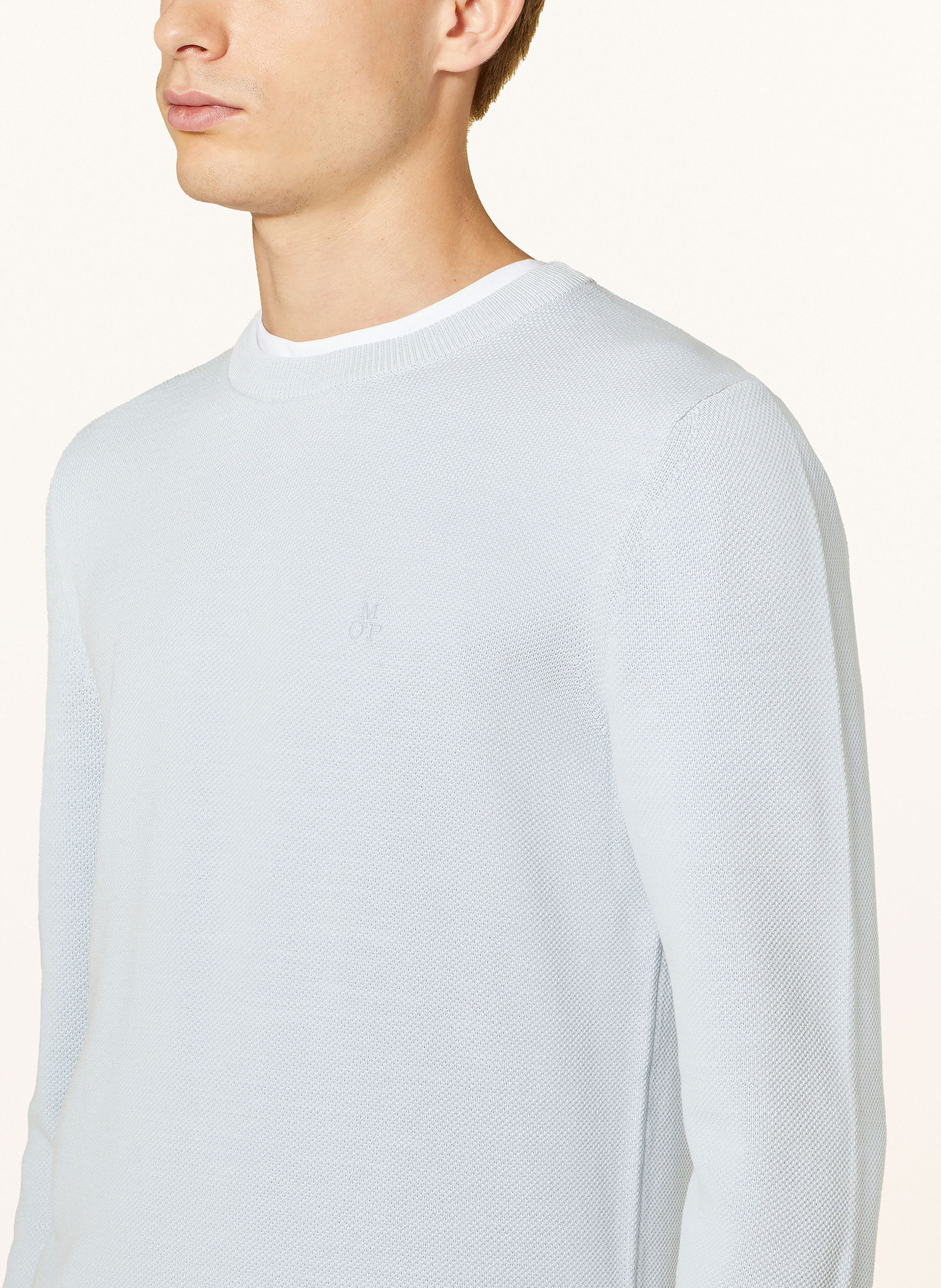Thumbnail - Marc O'polo Piqué-Pullover blau