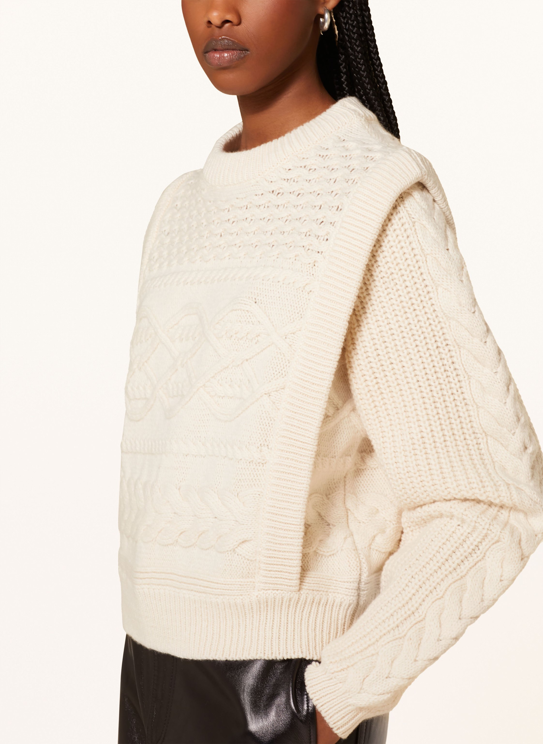 Thumbnail - Rouge Vila Pullover Vicala weiss