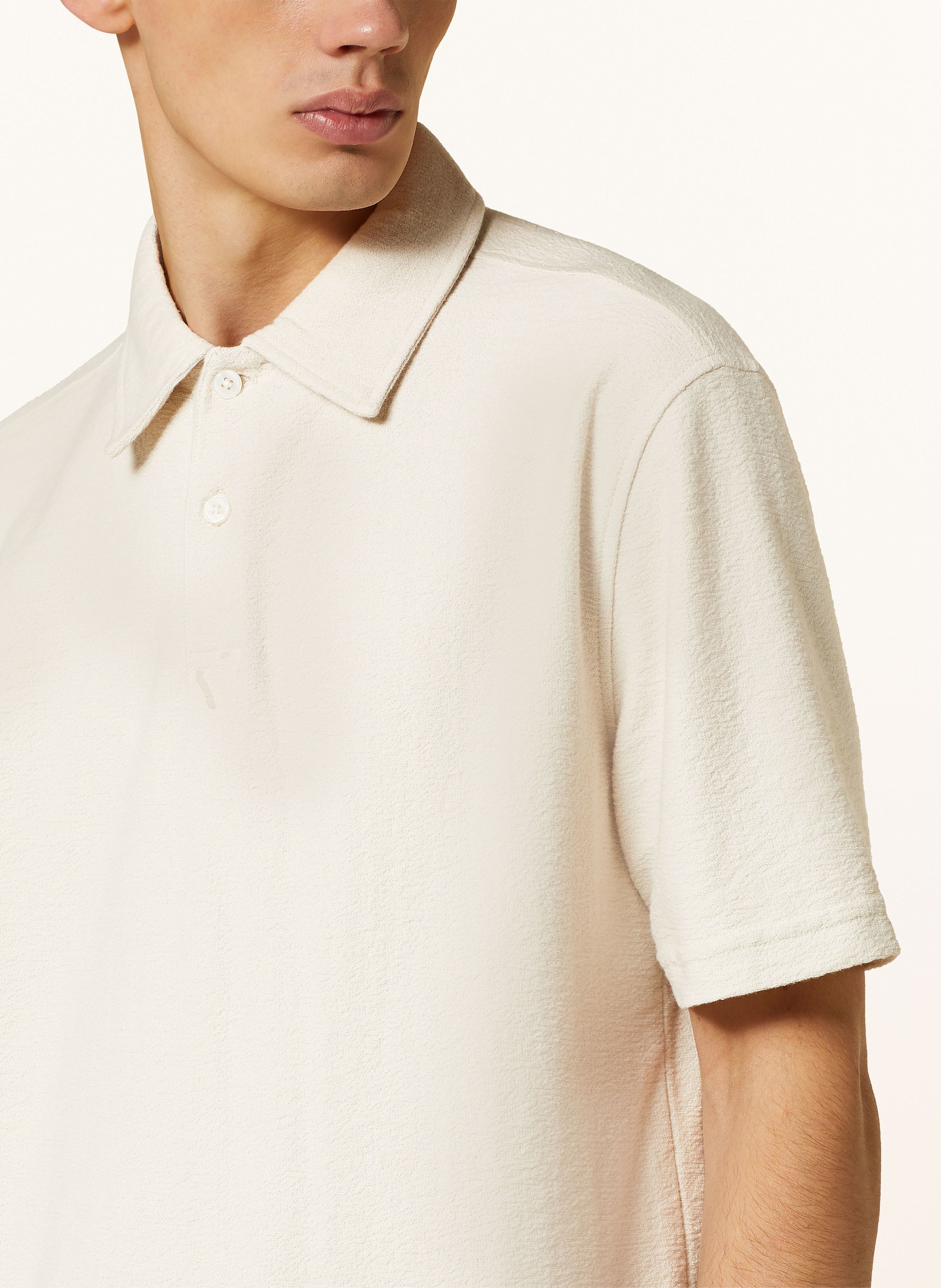 Thumbnail - Samsøe  Samsøe Jersey-Poloshirt Sakvistbro Regular Fit weiss