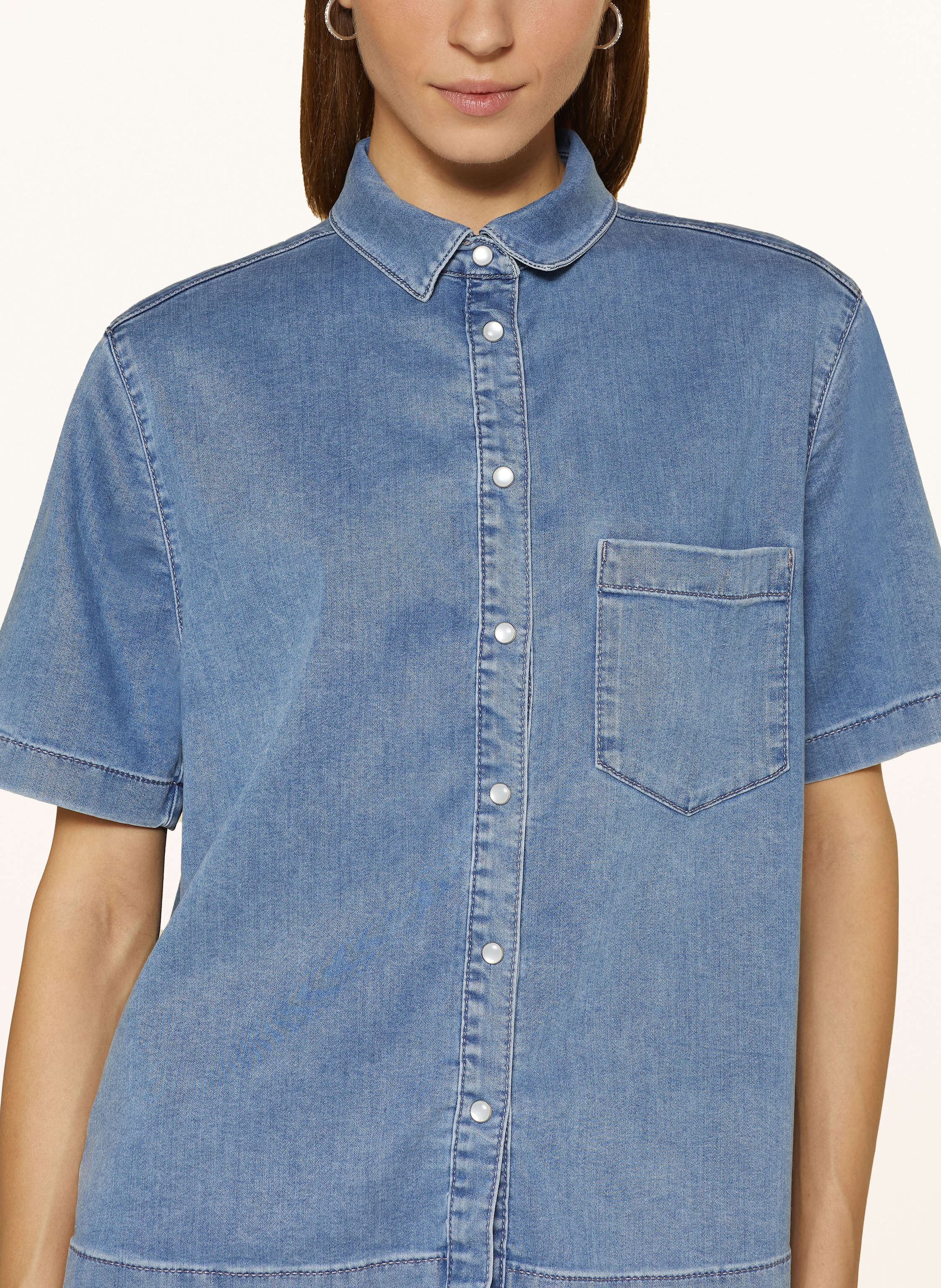 Thumbnail - Raffaello Rossi Jeansbluse Giuliette blau