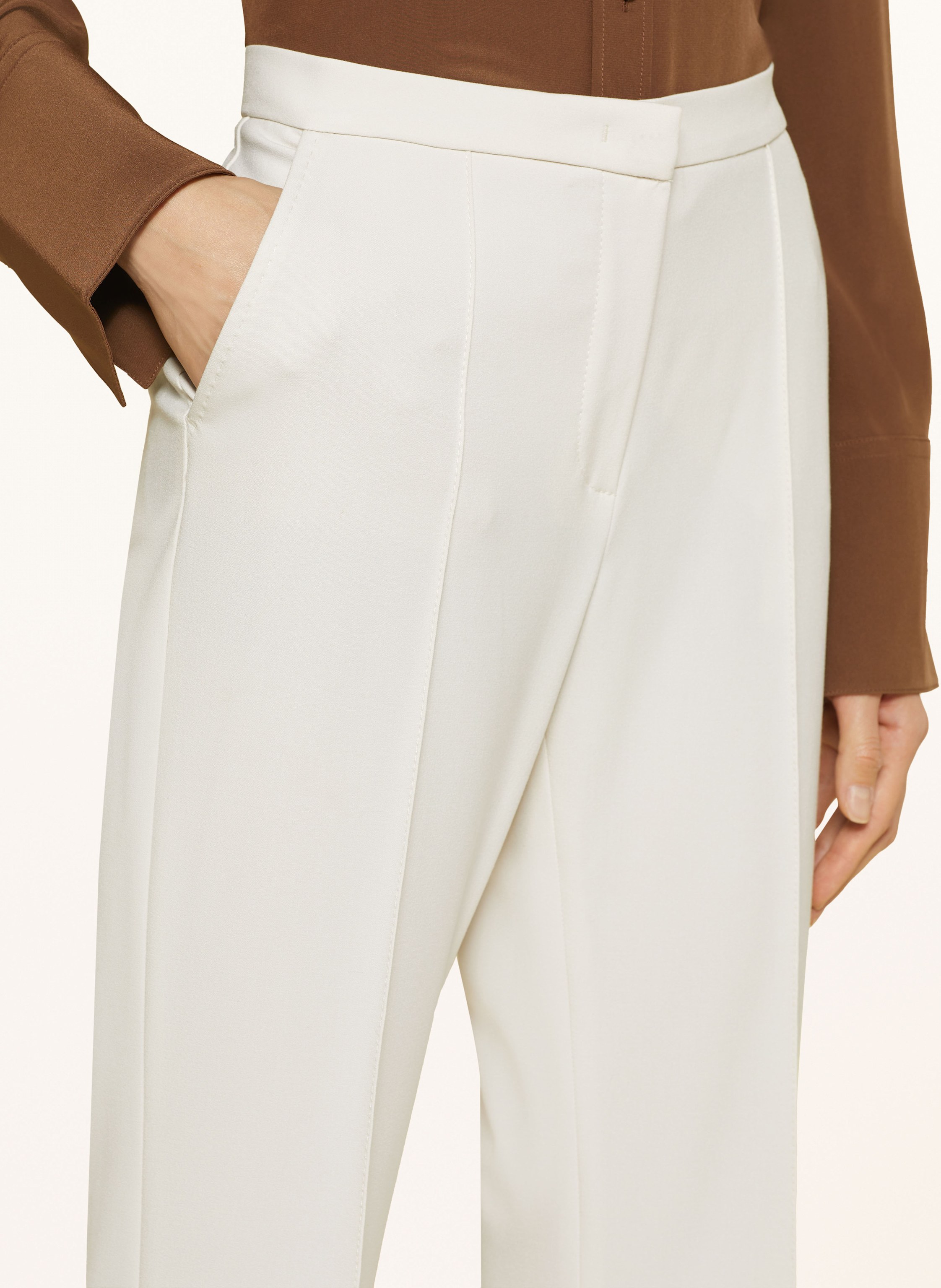 Thumbnail - Raffaello Rossi Bootcut-Hose Doro weiss