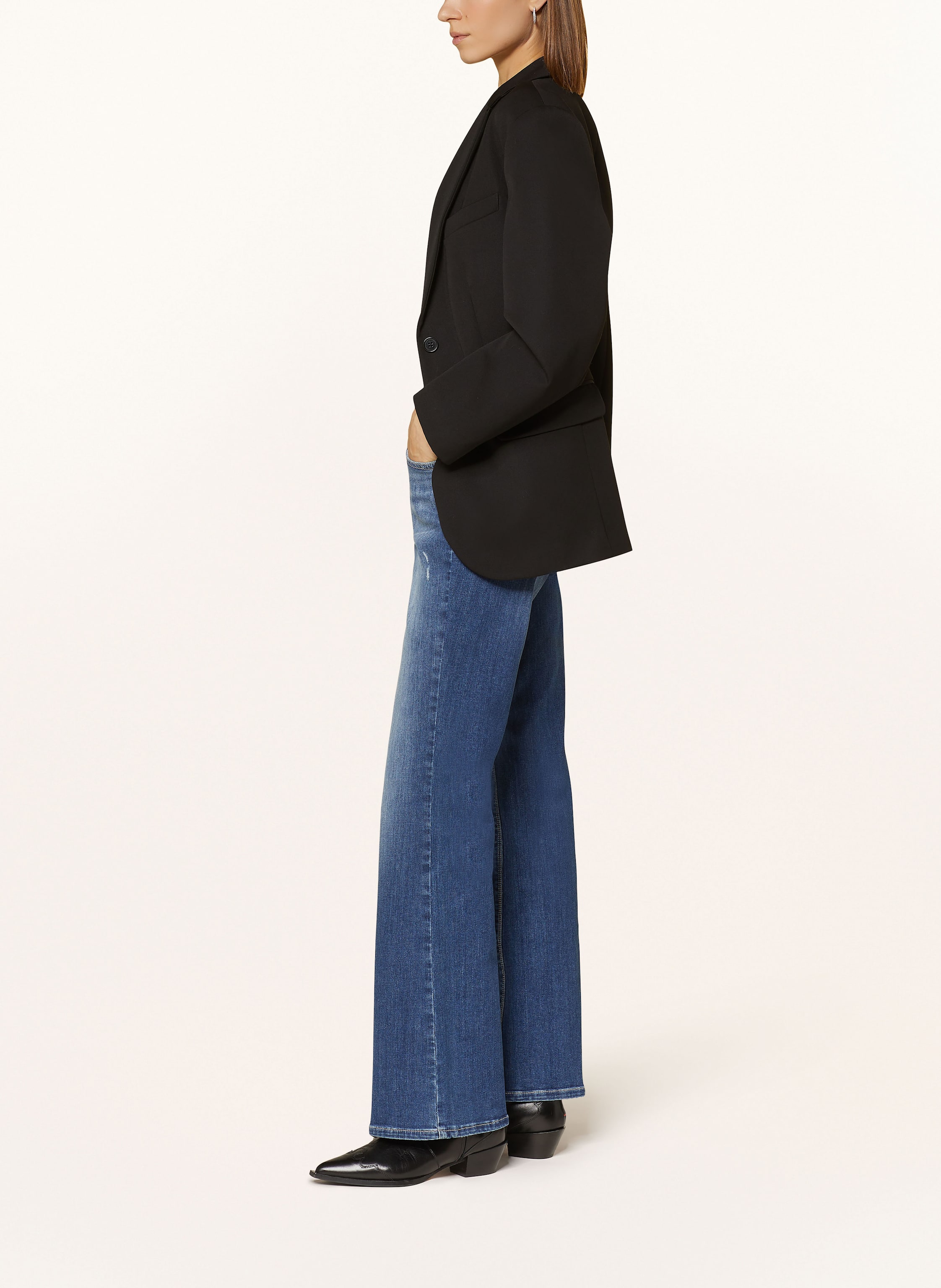 Thumbnail - Raffaello Rossi Flared Jeans Vic blau