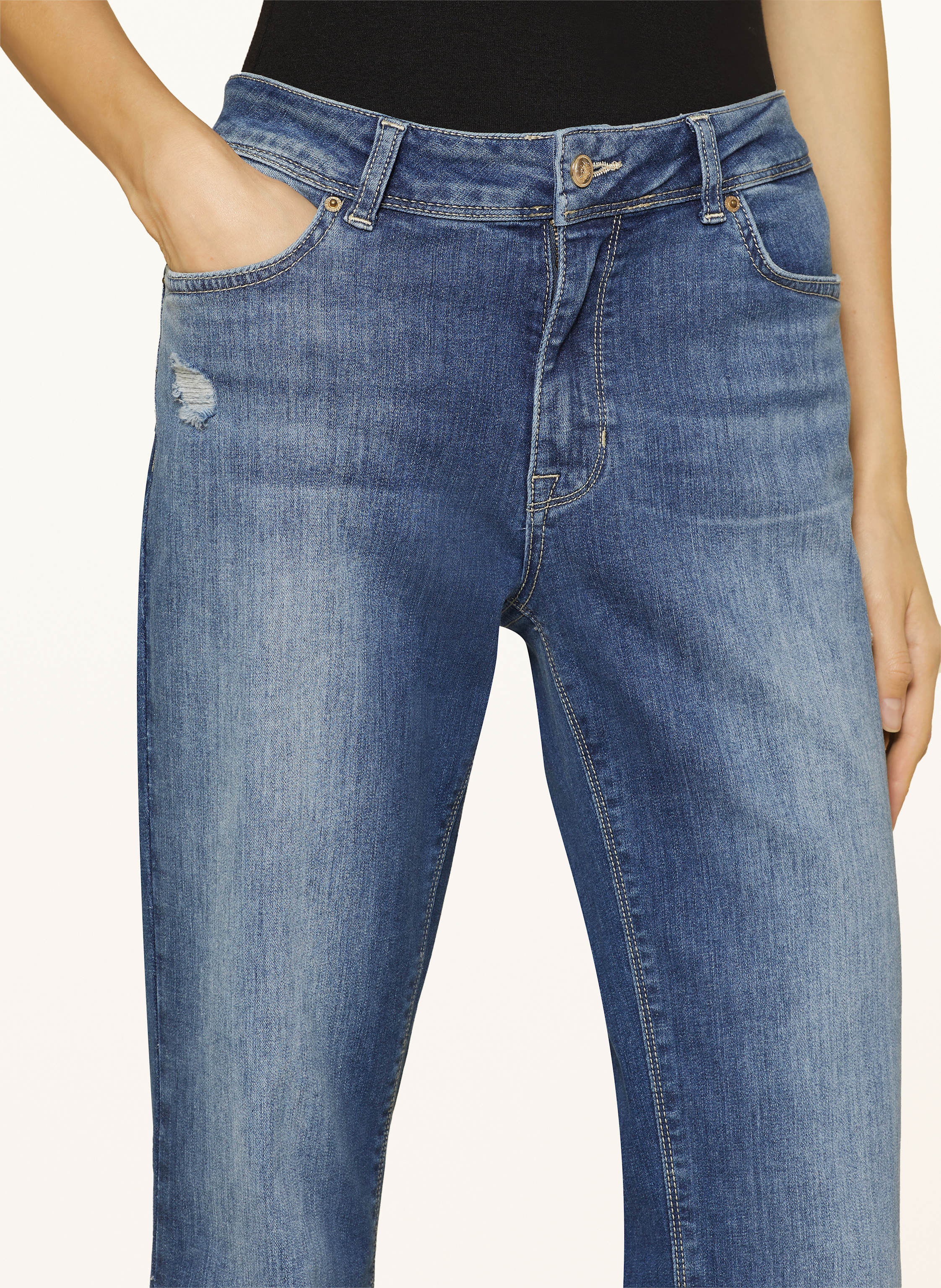 Thumbnail - Raffaello Rossi Flared Jeans Vic blau