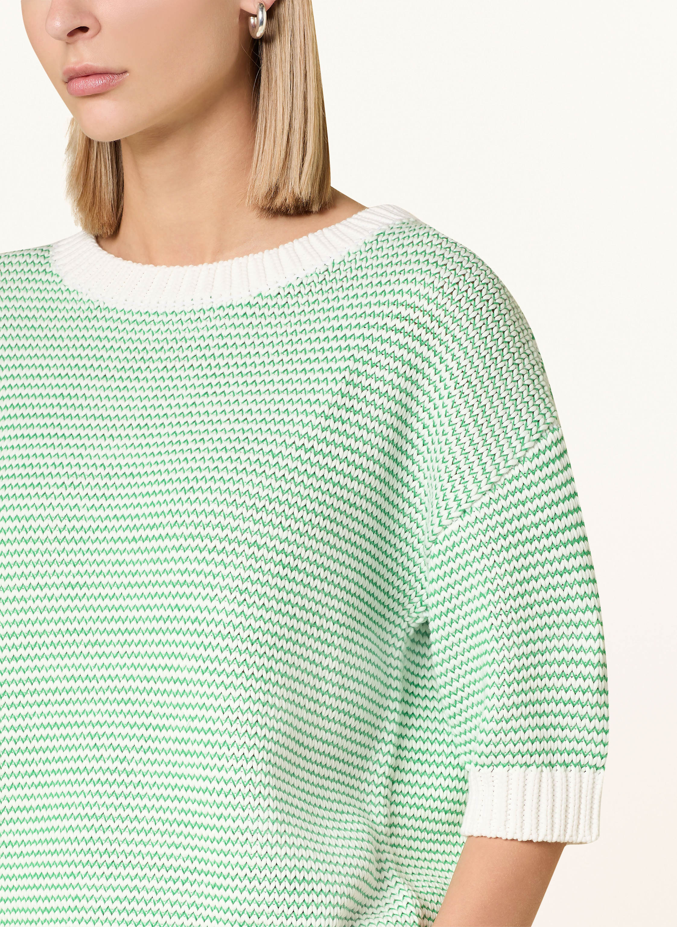 Thumbnail - Darling Harbour Strickshirt weiss