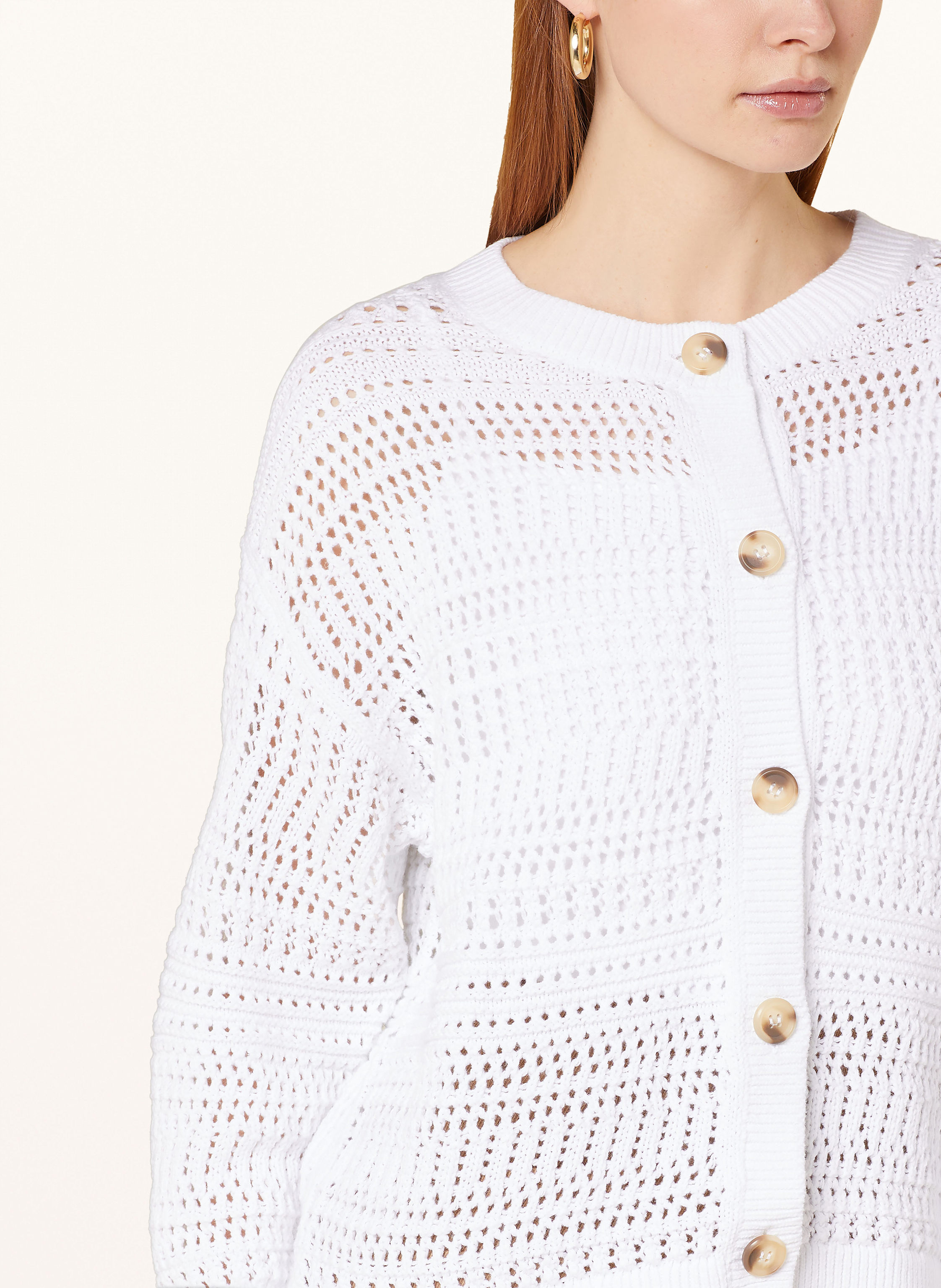 Thumbnail - Darling Harbour Strickjacke weiss