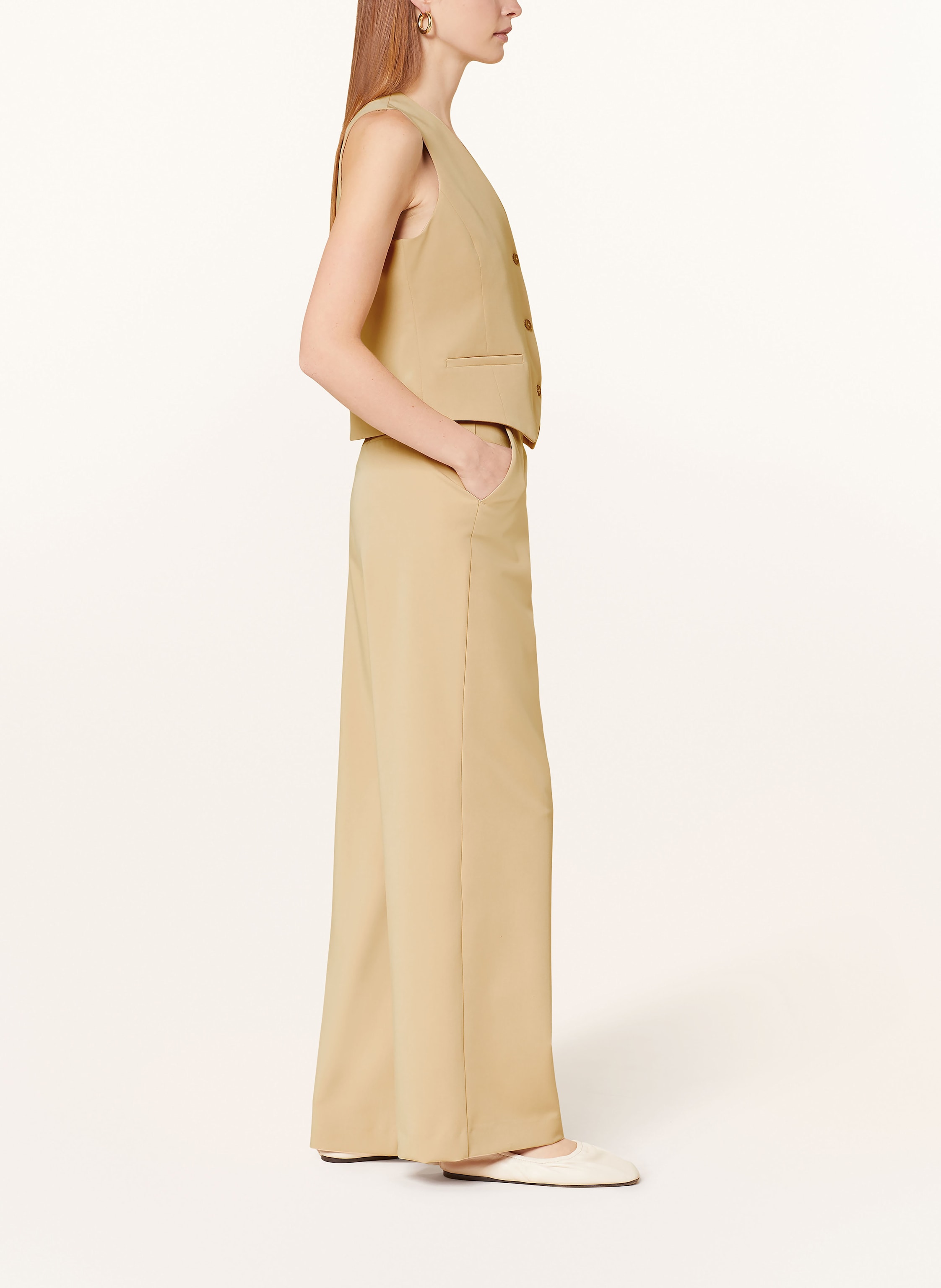 Thumbnail - Darling Harbour Marlenehose beige