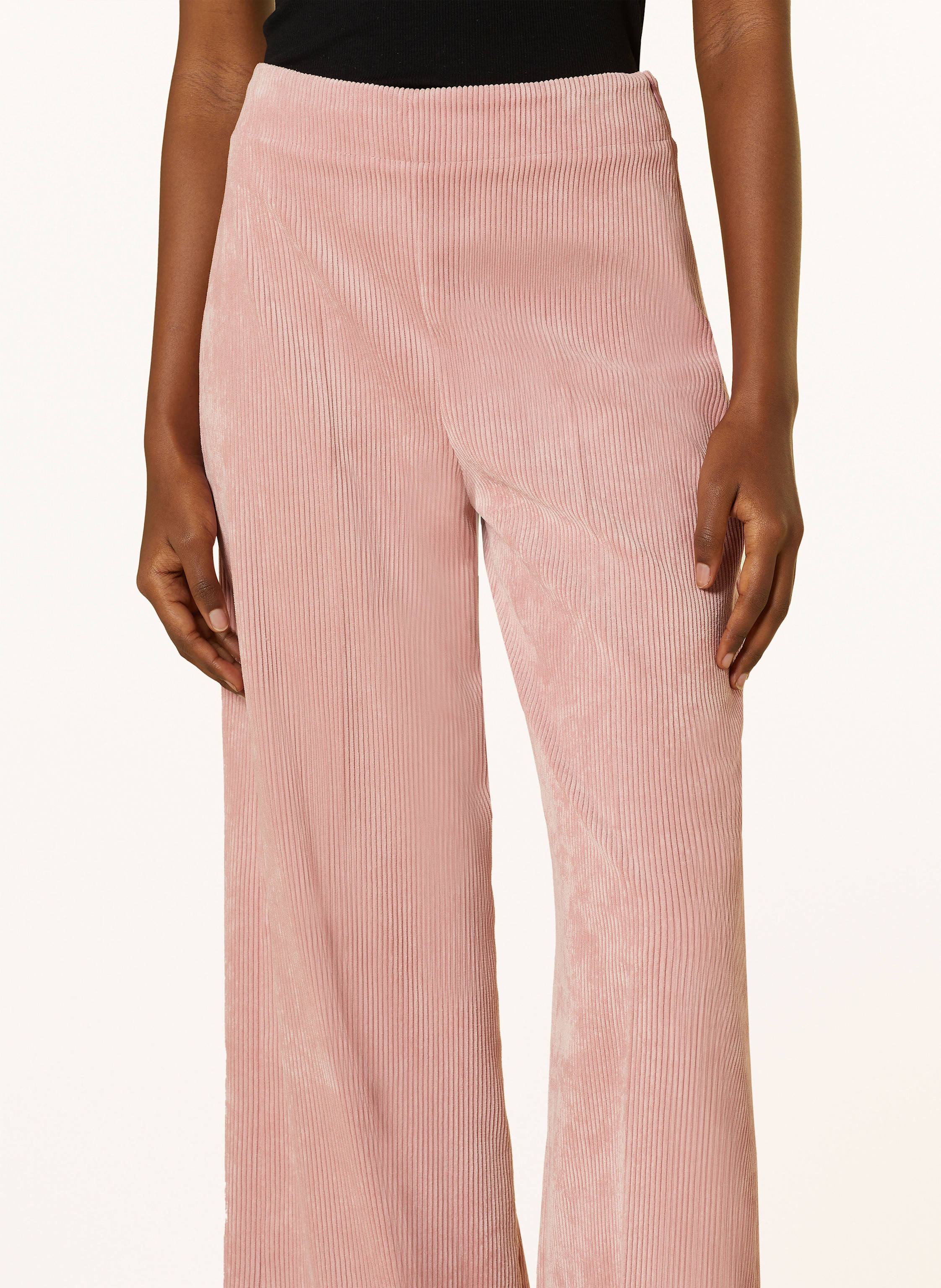 Thumbnail - Drykorn Marlenehose Before Aus Cord rosa