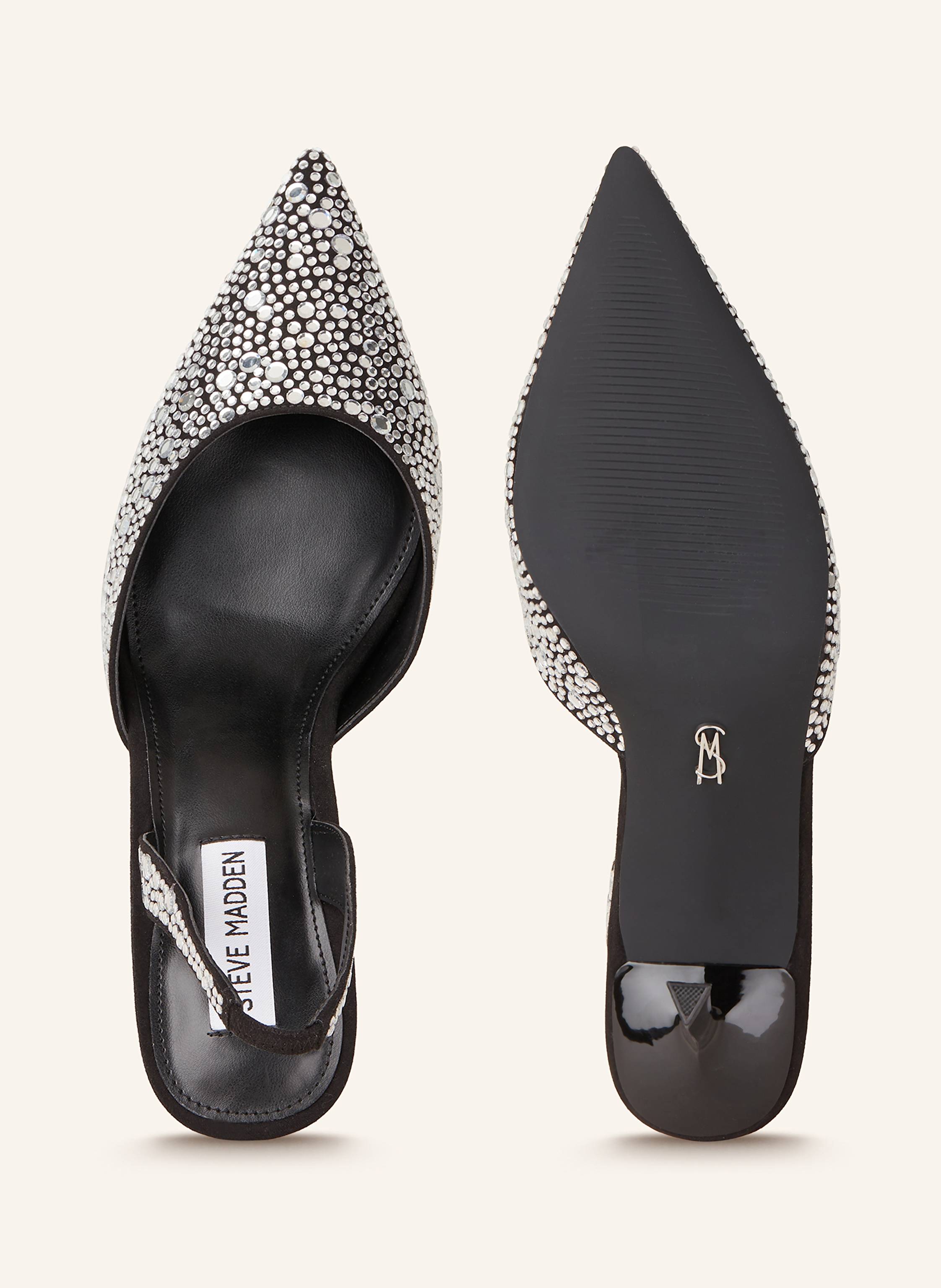 Thumbnail - Steve Madden Slingpumps Verged Mit Schmucksteinen schwarz