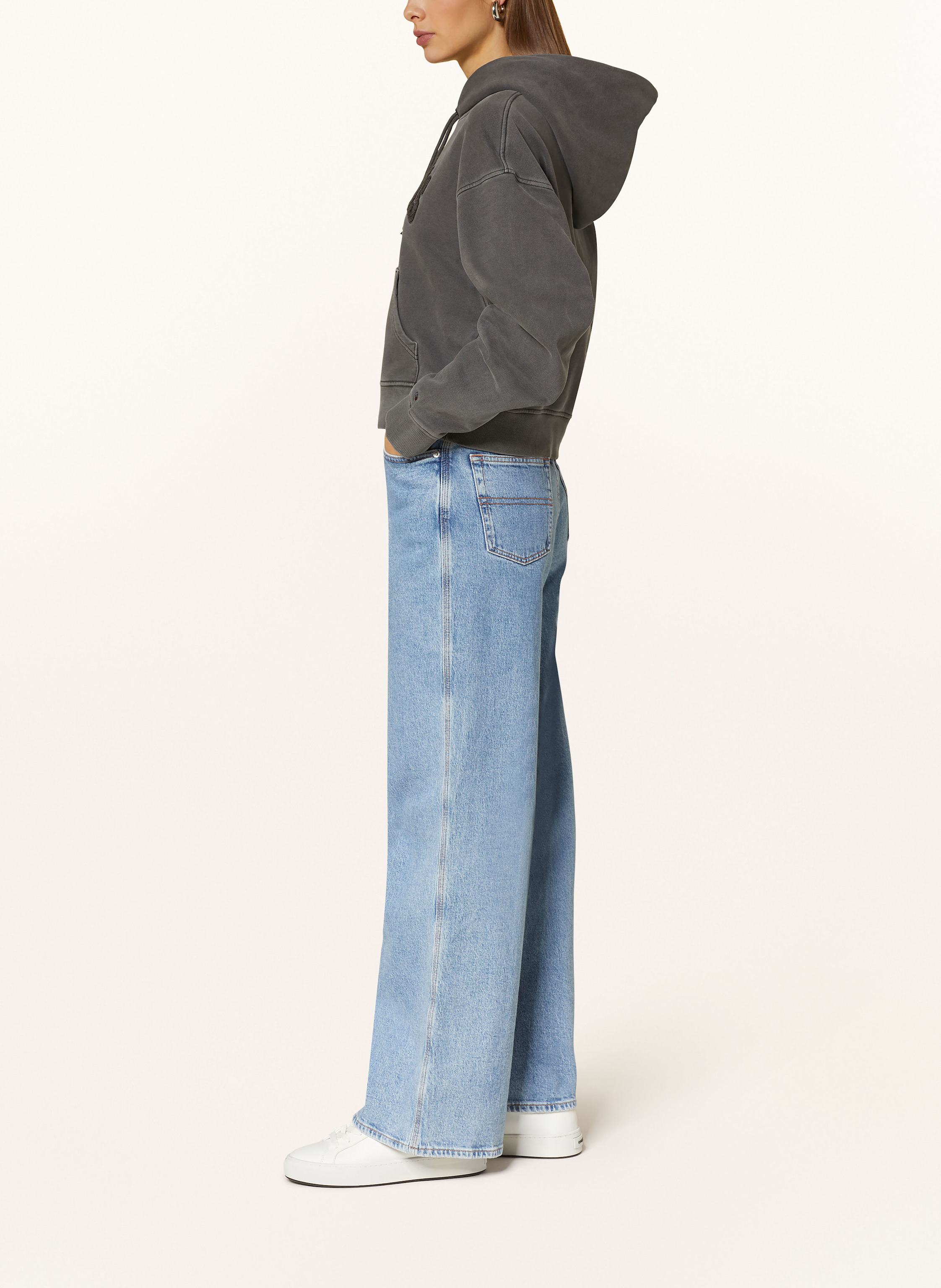 Thumbnail - Tommy Jeans Cropped-Hoodie grau