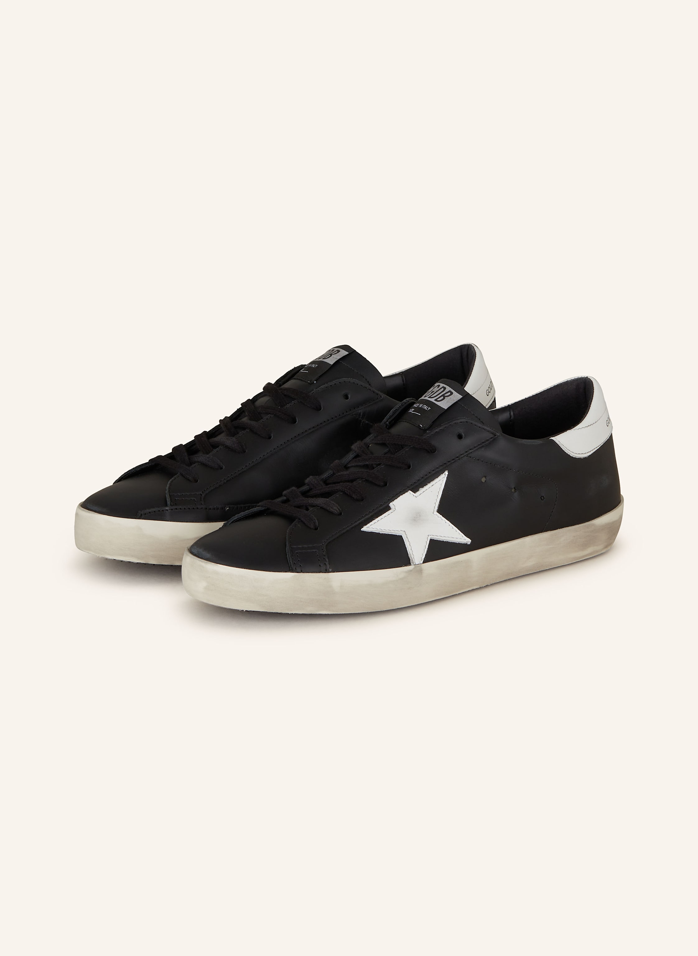 GOLDEN GOOSE Sneaker SUPER STAR in schwarz