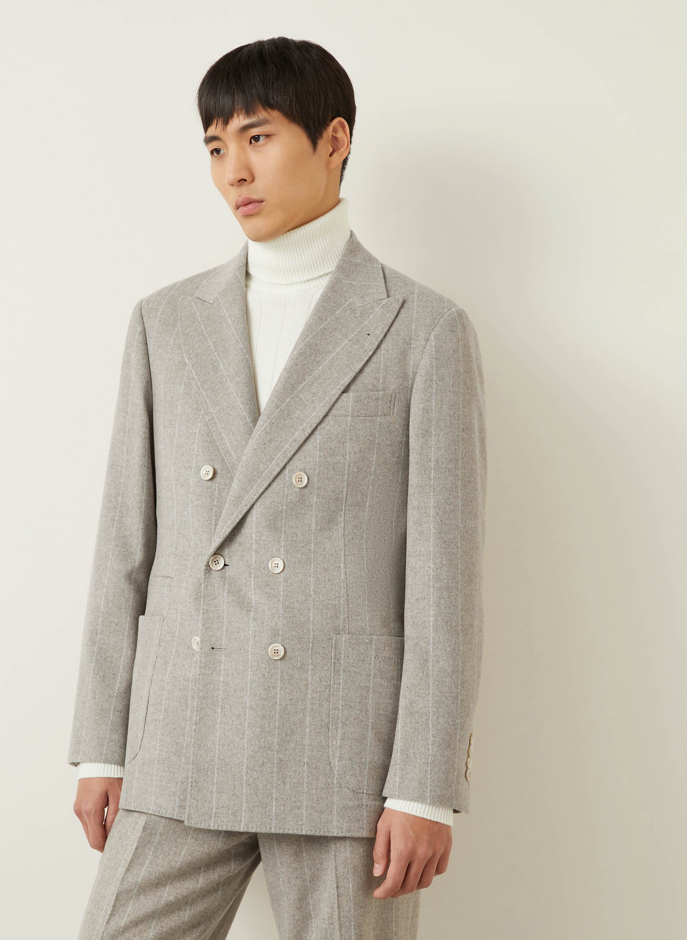Thumbnail - Brunello Cucinelli Anzug Regular Fit grau