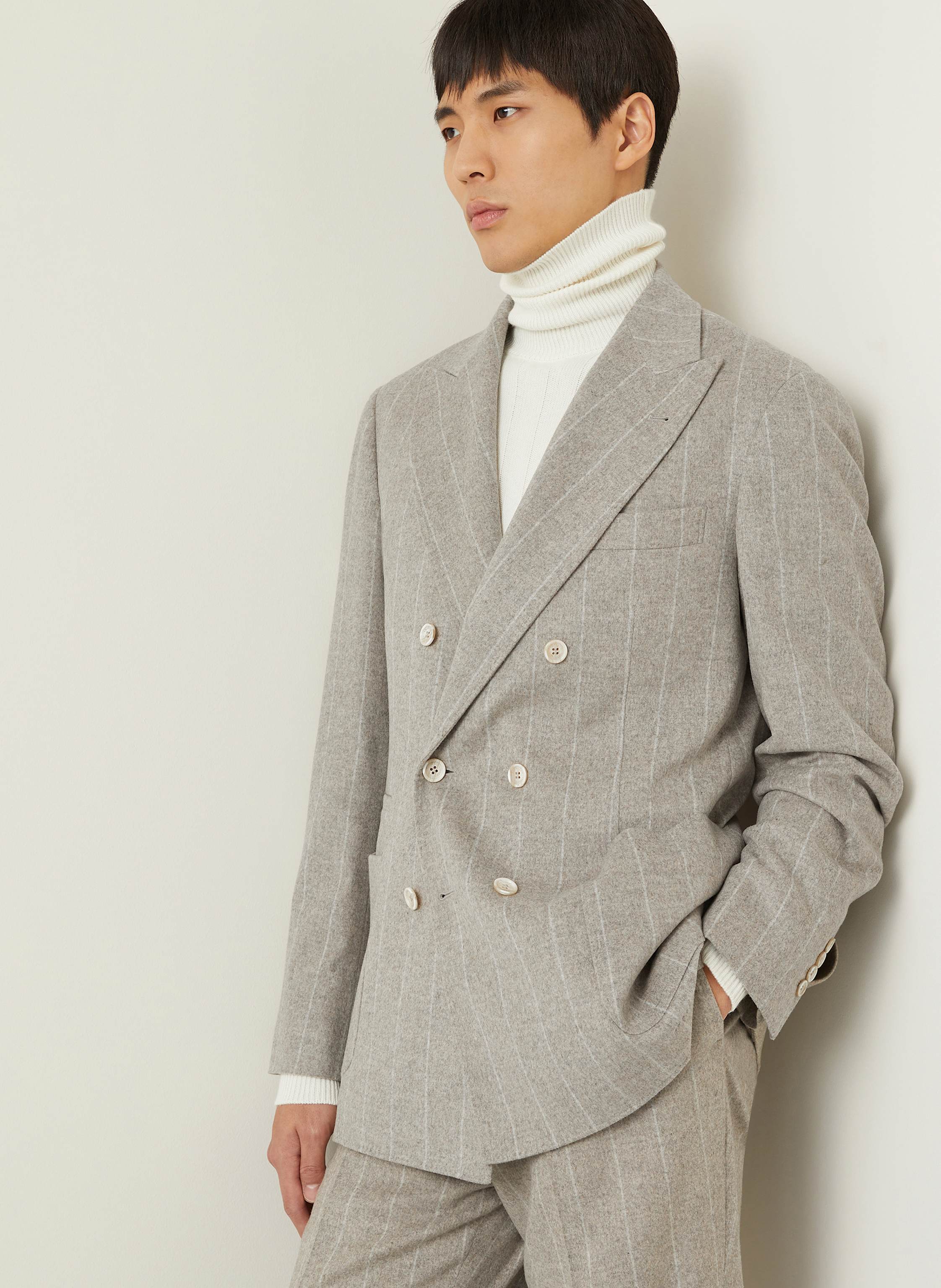 Thumbnail - Brunello Cucinelli Anzug Regular Fit grau