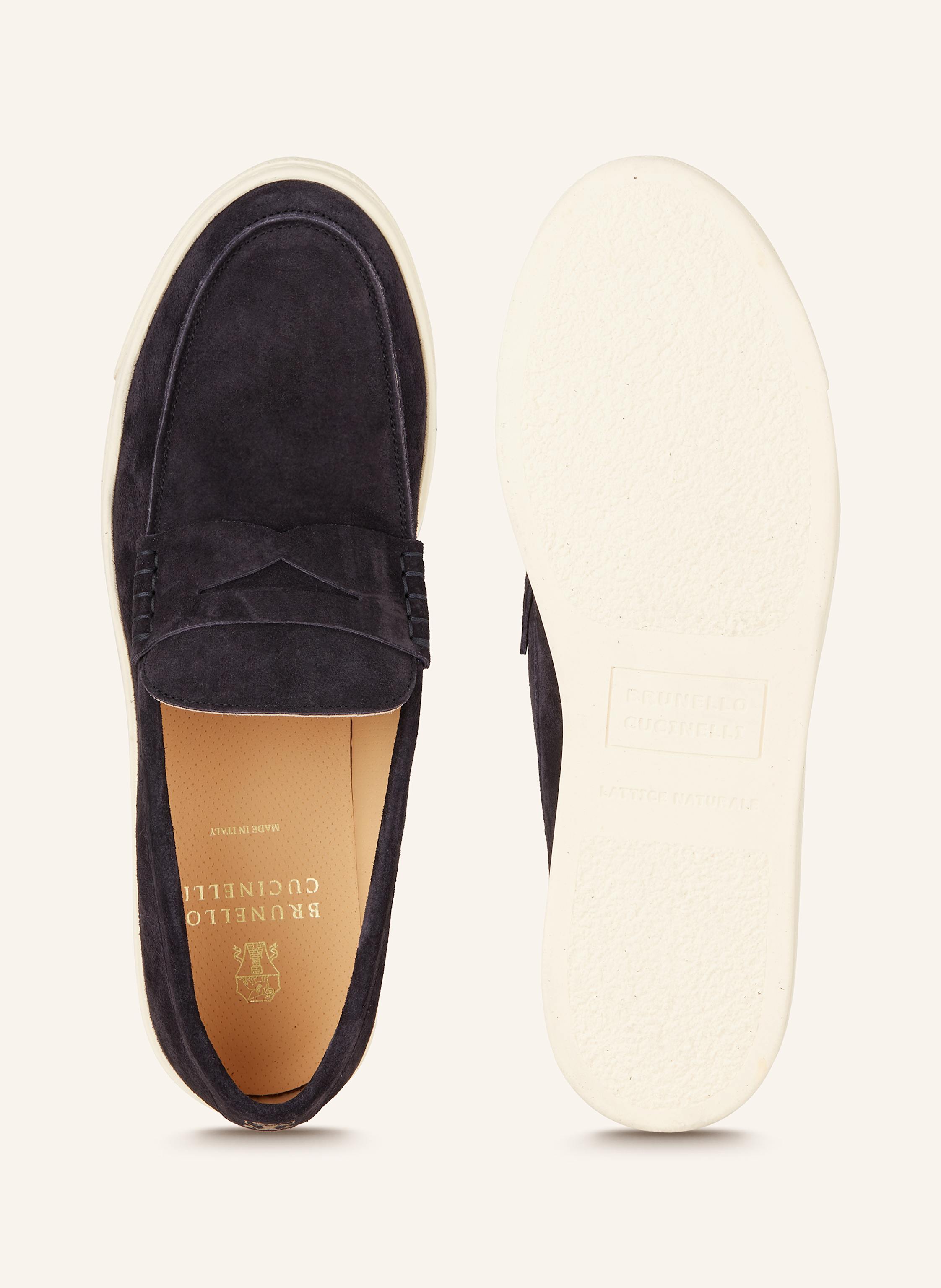 Thumbnail - Brunello Cucinelli Penny-Loafer blau