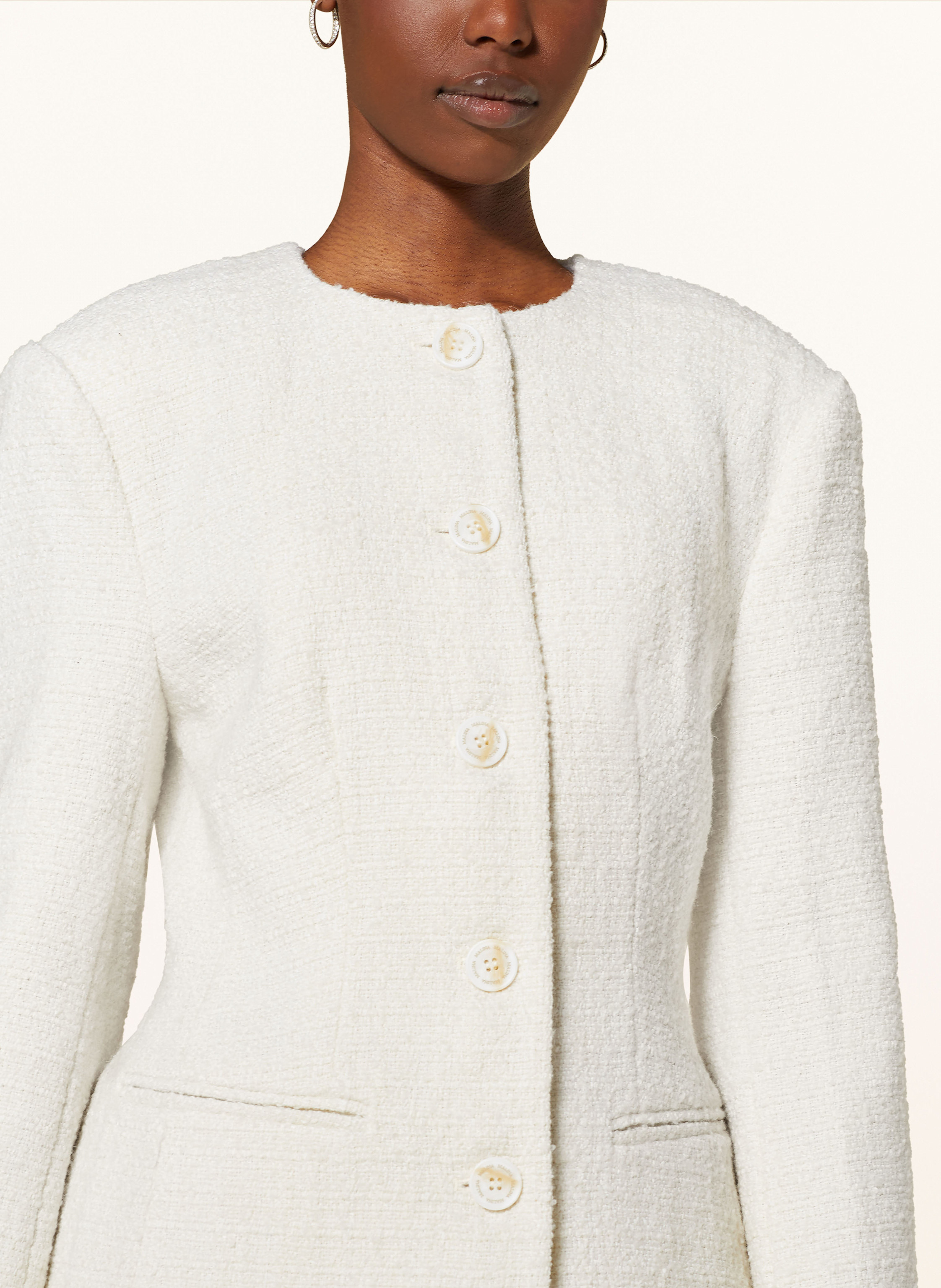 Thumbnail - Malina Tweed-Blazer Carol weiss