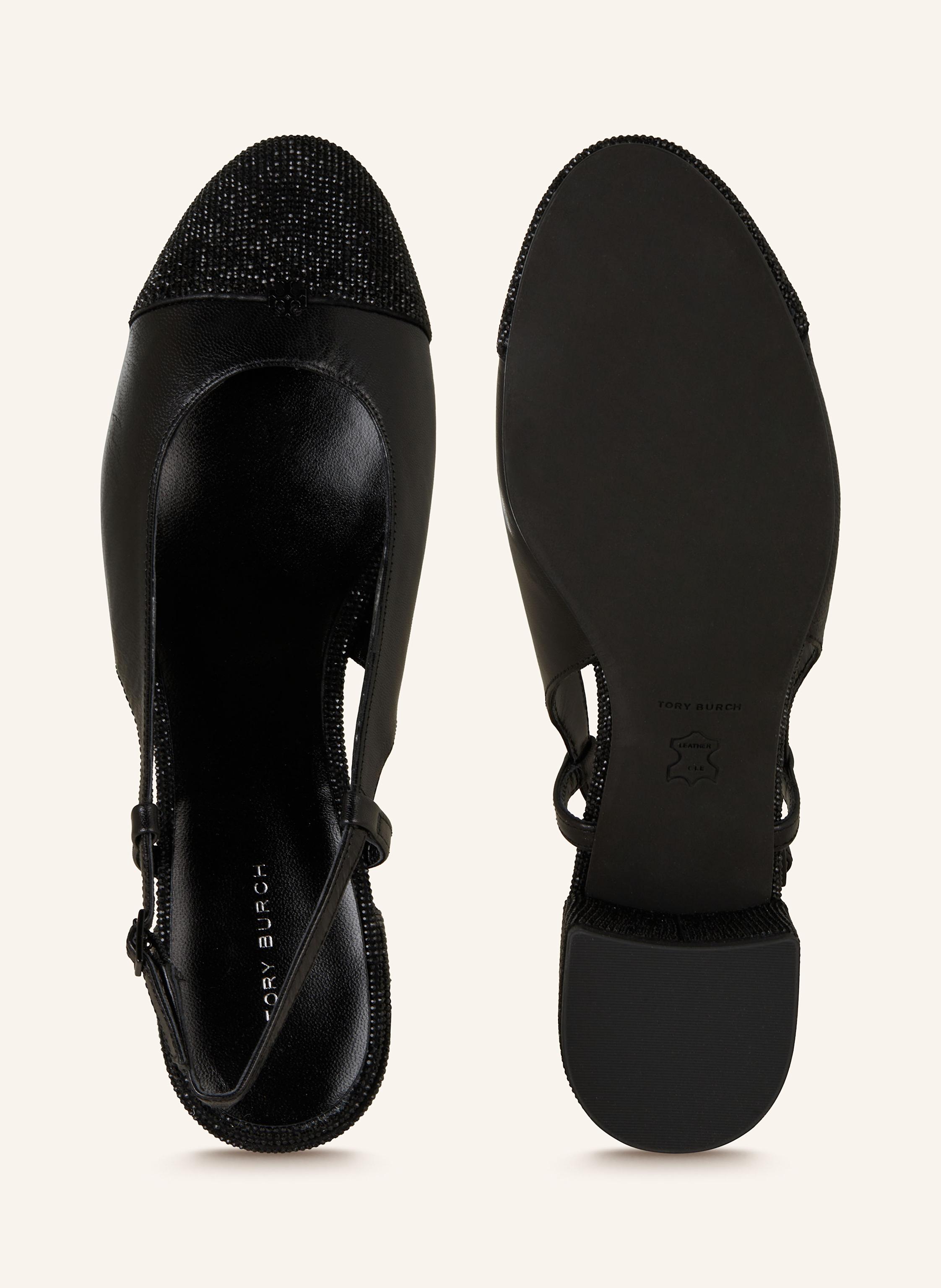 Thumbnail - Tory Burch Slingpumps Mit Schmucksteinen schwarz